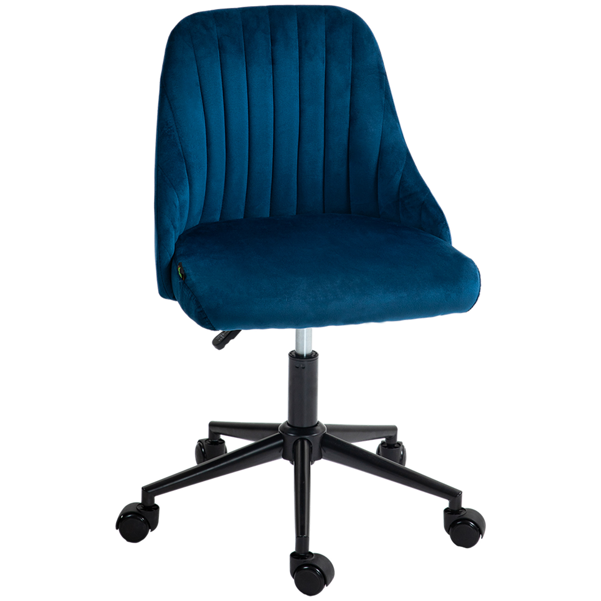 Vinsetto Bürostuhl Drehstuhl höhenverstellbar Wohnzimmerstuhl Schreibtischstuhl Blau mit ergonomischem Design Aosom.de