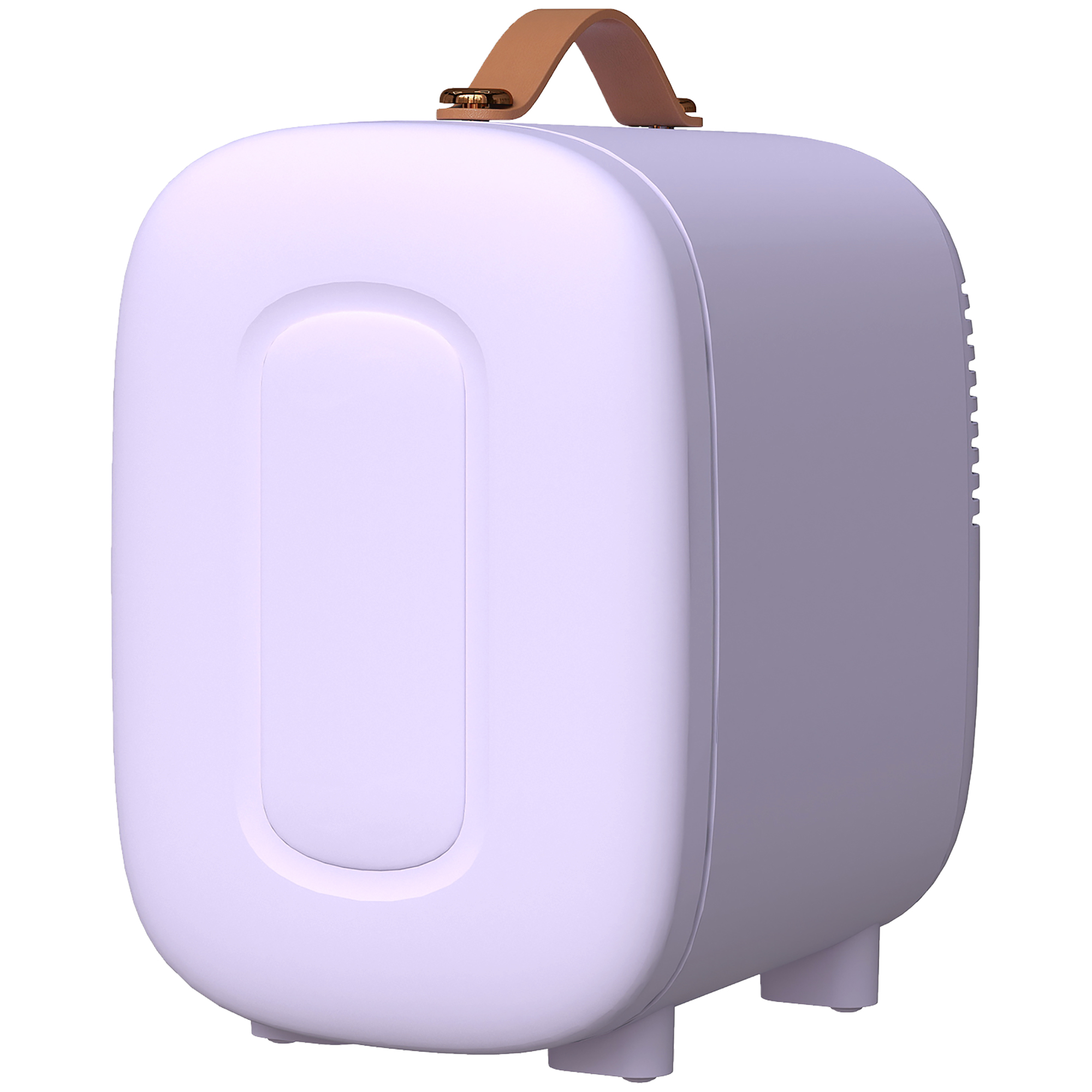 HOMCOM Mini-Kühlschrank für Kosmetika 4L Kleiner Extra-leiser Kühlschrank 9V/240V zum Kühlen und Heizen Mini-Kühlschrank für Schlafzimmer Büro Make-up Getränke 20,3x26,3x28 cm Violett   Aosom