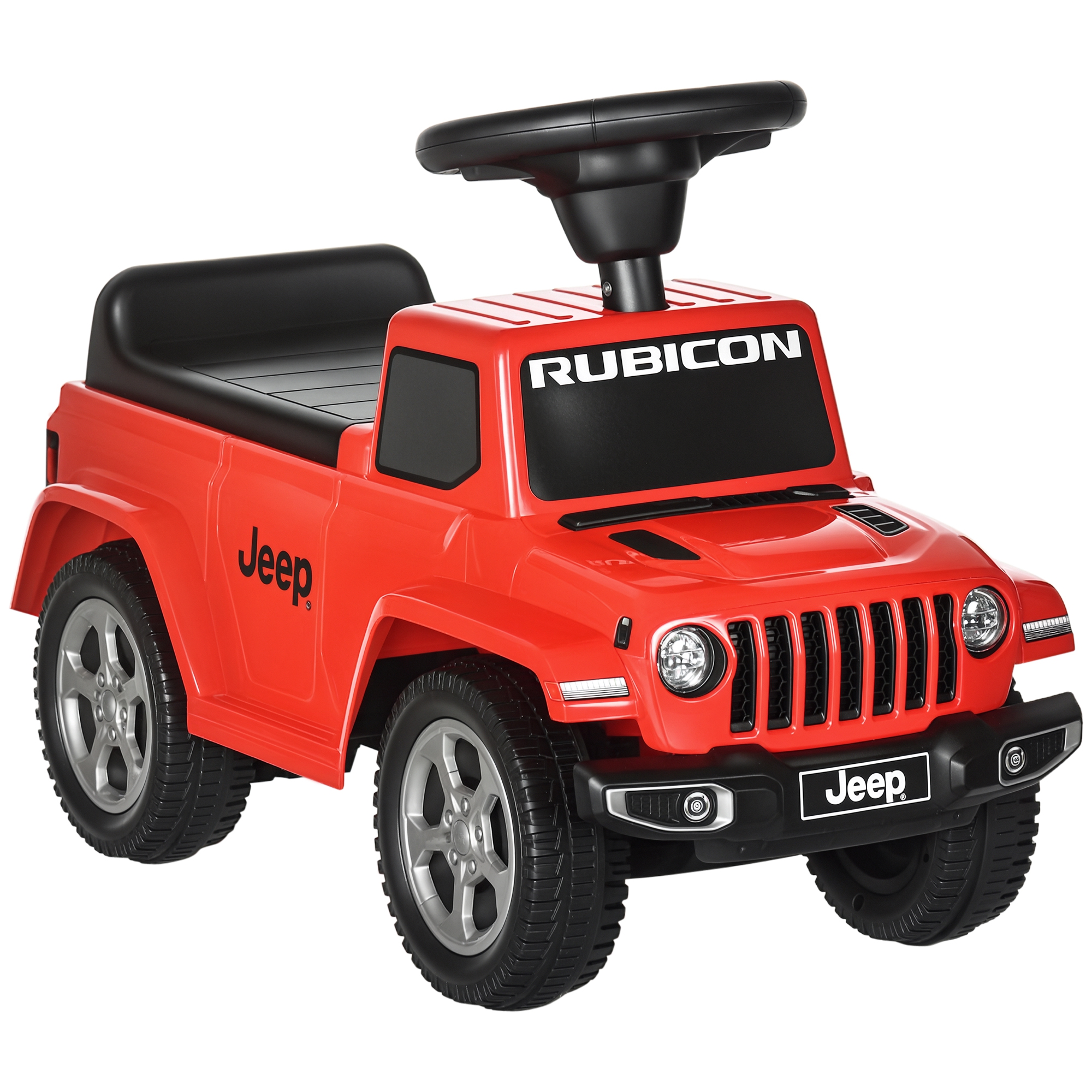 AIYAPLAY Rutschauto Big Bobby Car Kinderfahrzeug mit Hupe Stauraum Kippschutz Scheinwerfer ab 18 Monaten 63,5 x 29 x 42 cm für drinnen & draußen   Aosom.de