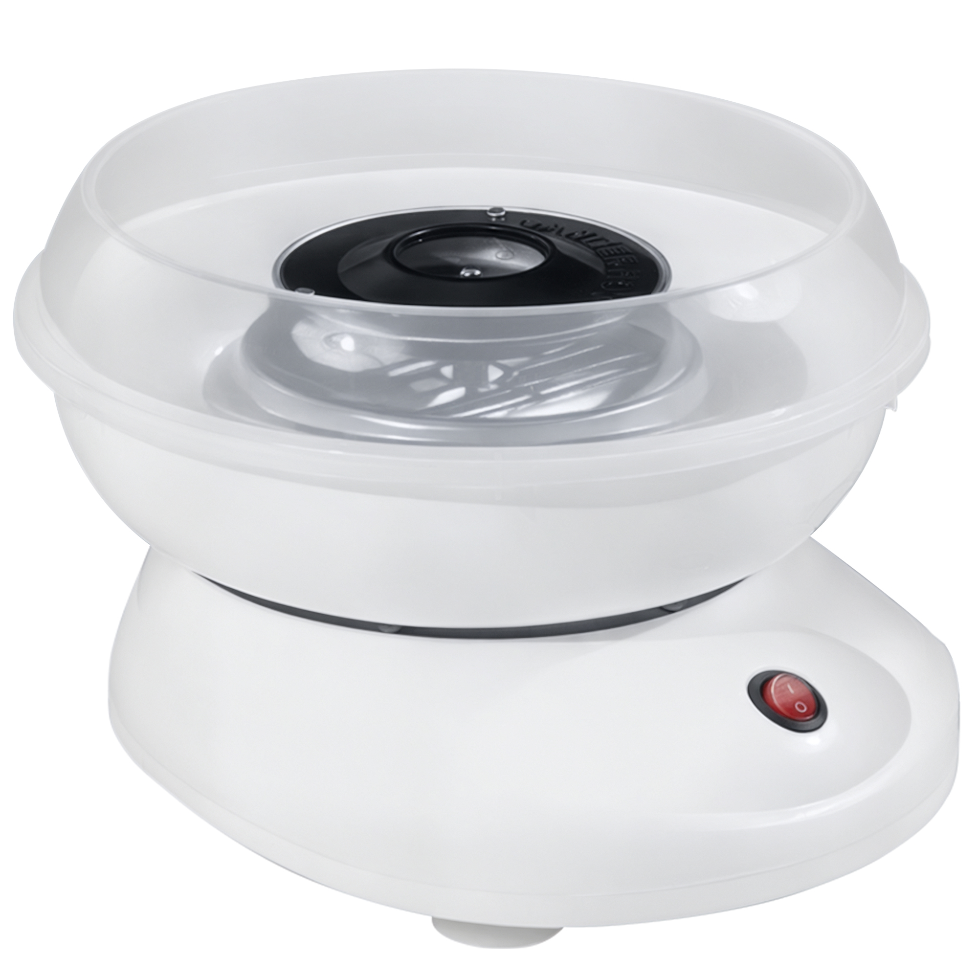 HOMCOM Zuckerwattemaschine Modell 1 in Weiß, ideal für Partys und Feste, einfache Bedienung, perfekte Süßigkeit für Kinder Aosom.de