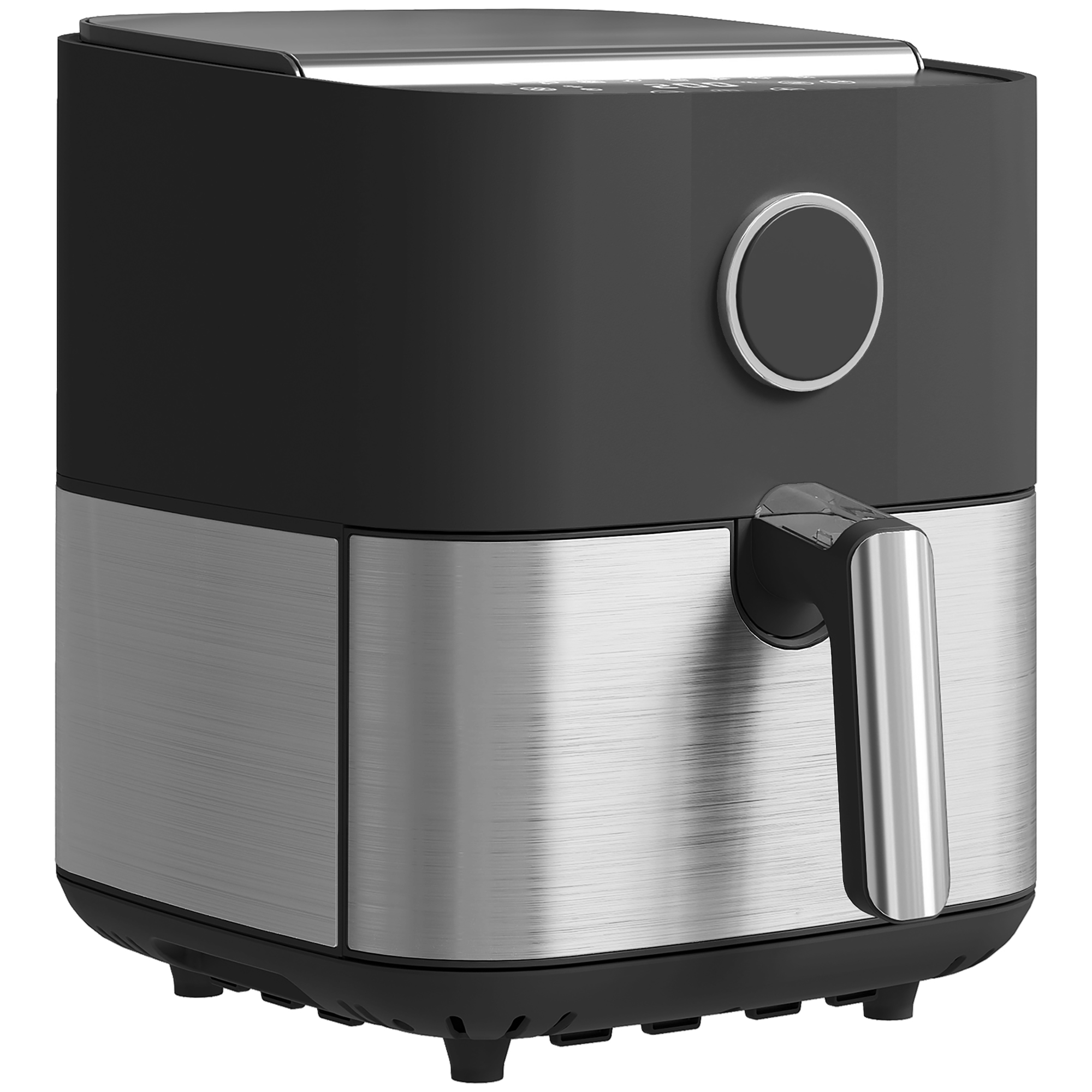 HOMCOM Fritteuse mit 8L Heißluft, Air Fryer 1700W mit 8 Programmen, 360° Heißluftzirkulation, LED-Display, Fritteuse ohne Öl mit abnehmbarem, spülmaschinenfestem Korb, Schwarz   Aosom