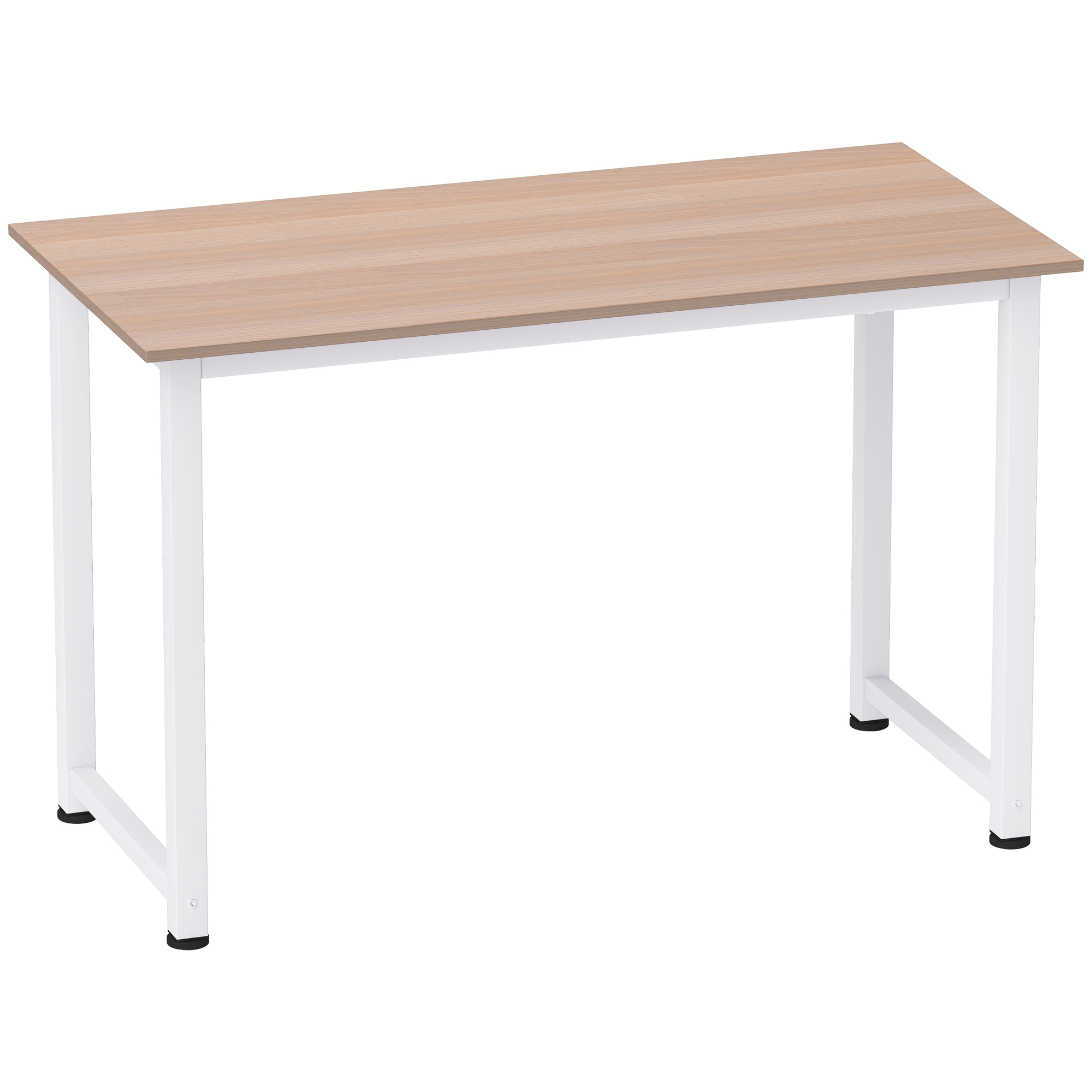 HOMCOM Schreibtisch Küchentisch Computertisch 120x60x76 cm, Arbeitstisch PC-Tisch MDF in Weiß für Zuhause   Aosom.de