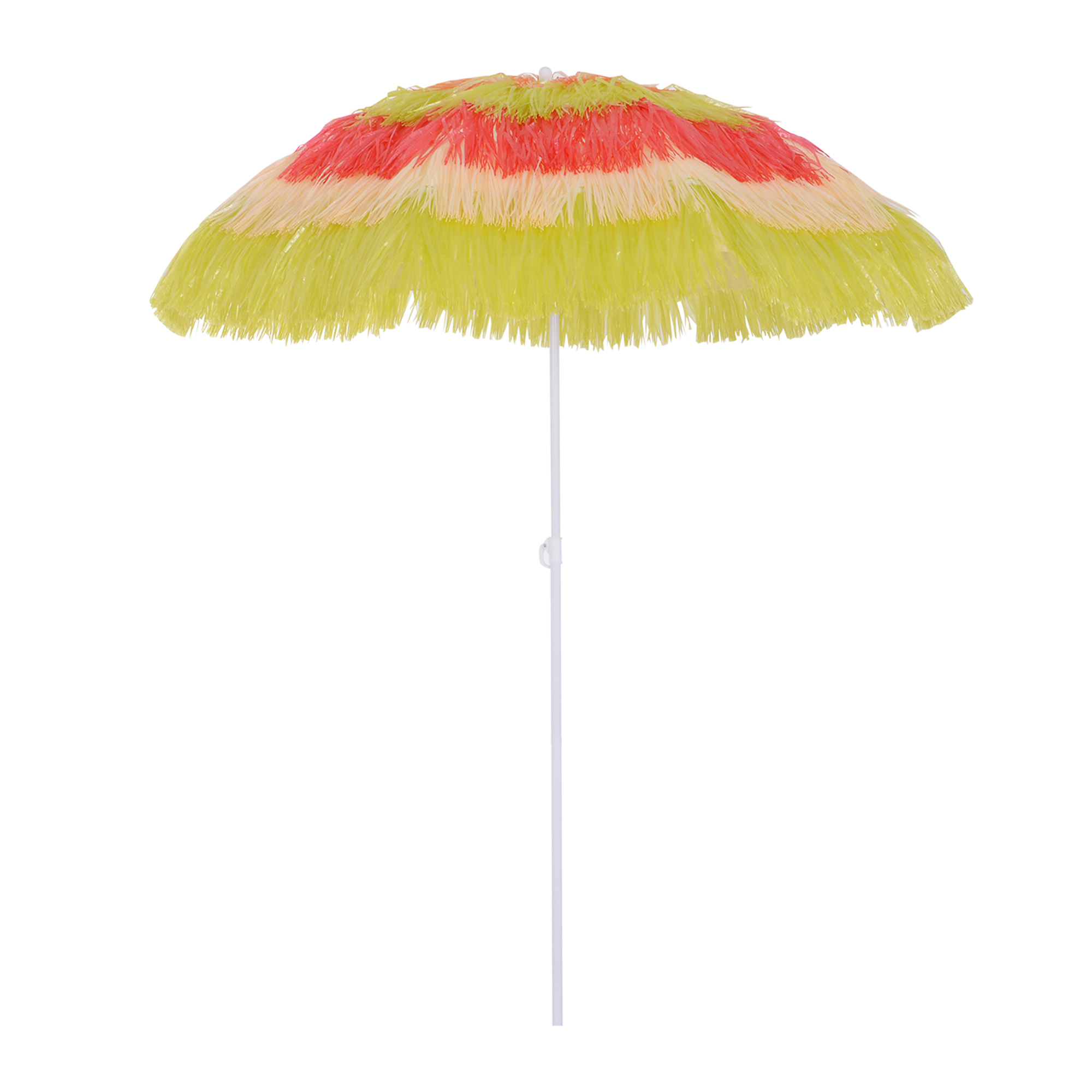 Outsunny Sonnenschirm Hawaiischirm Strandschirm 160cm bunt, Partyschirm Gartenschirm in verschiedenen Farben, 4 Modelle für Garten & Strand   Aosom.de