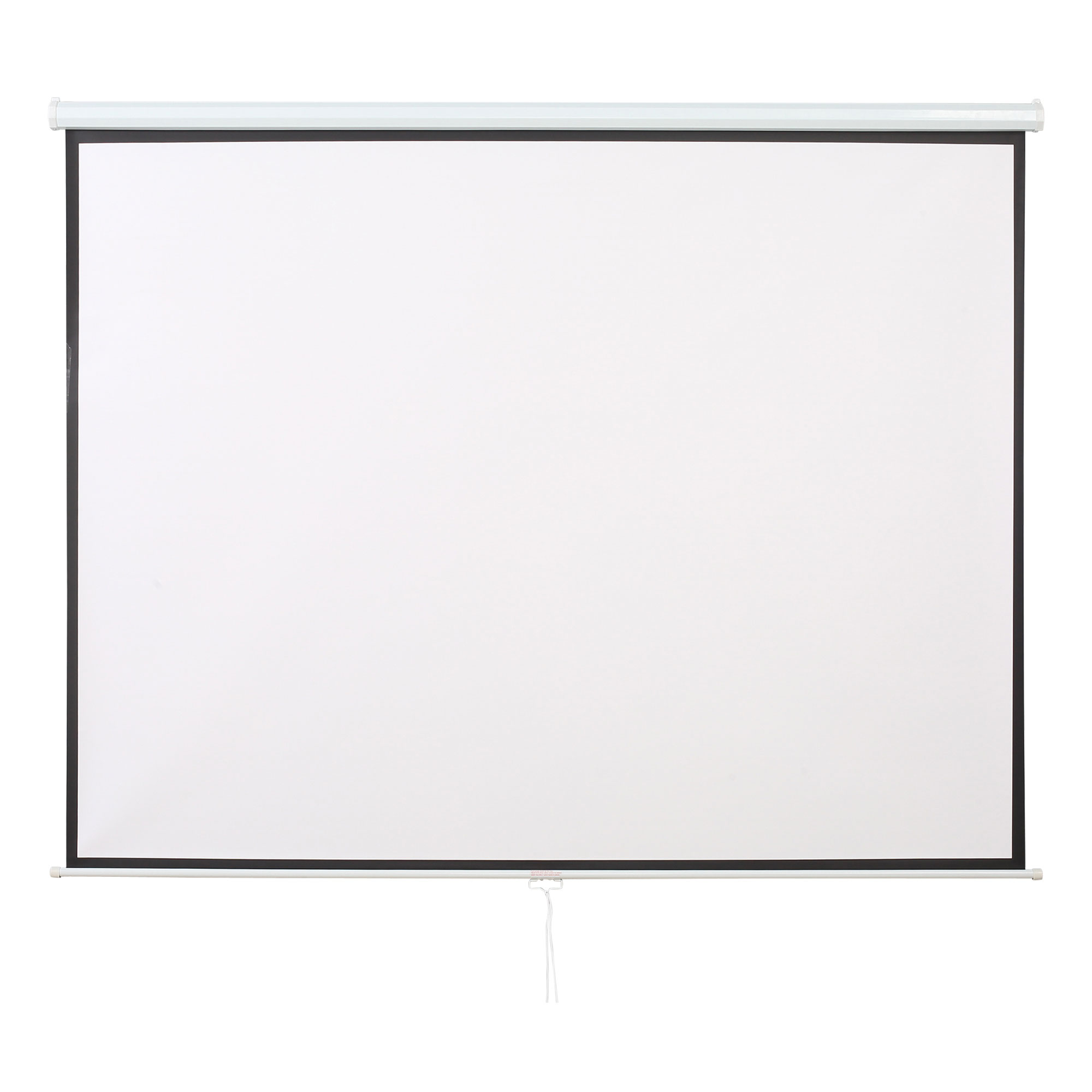 HOMCOM Beamer Leinwand 244 x 1832 cm 120 Zoll 4:3/ 16:9 Projektionsleinwand Manuell Rollo-Leinwand für Heimkino Büro-Präsentationen Aosom