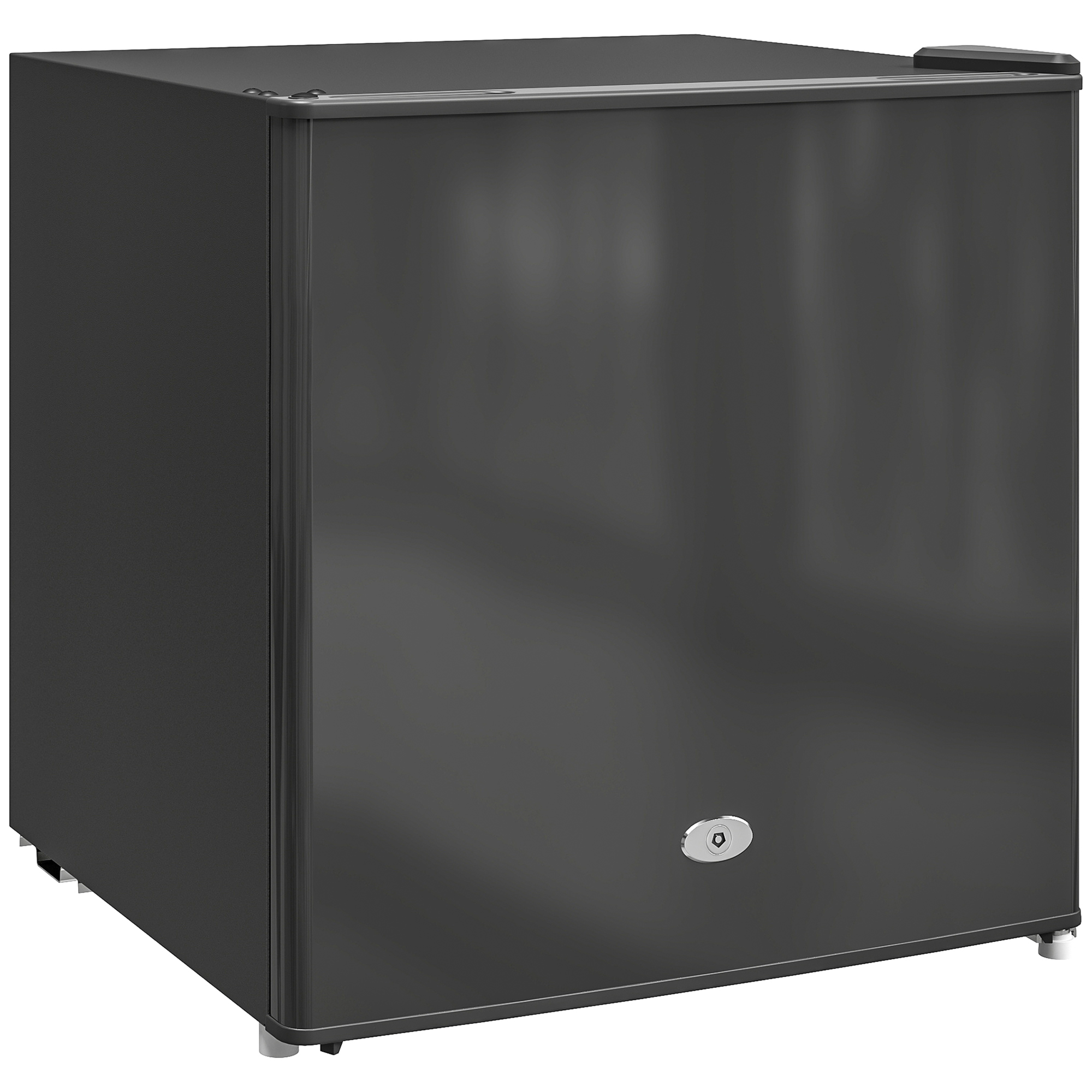 HOMCOM Mini-Gefrierschrank 35 L Gefrierbox elektrisch freistehend 45 W Mini Gefriertruhe Minikühlschrank -14 bis -24℃ 5-stufige Temperaturregelung 47 x 44,2 x 48,8 cm Schwarz   Aosom