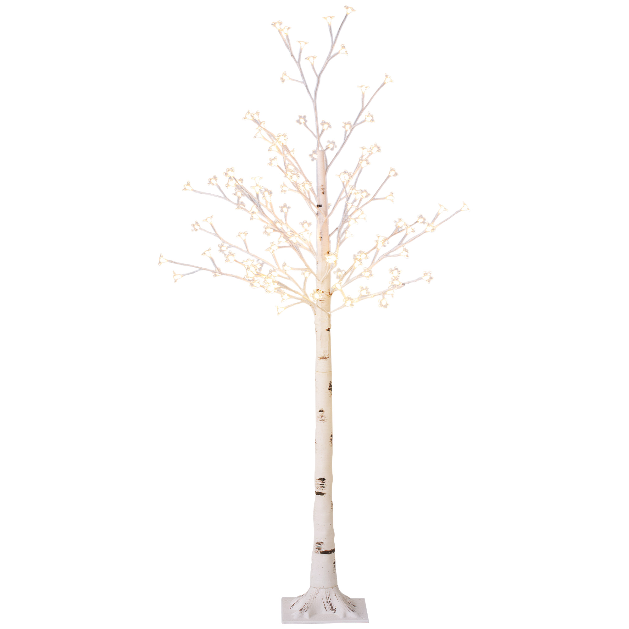 HOMCOM LED Lichterbaum 150 cm LED Baum mit 120 warmweißen LEDs, 3 Helligkeitsstufen IP44 Kirschblütenbaum Innen und Außen Weihnachtsdeko künstlicher Weihnachtsbaum Leuchtbaum Lichterdeko Aosom
