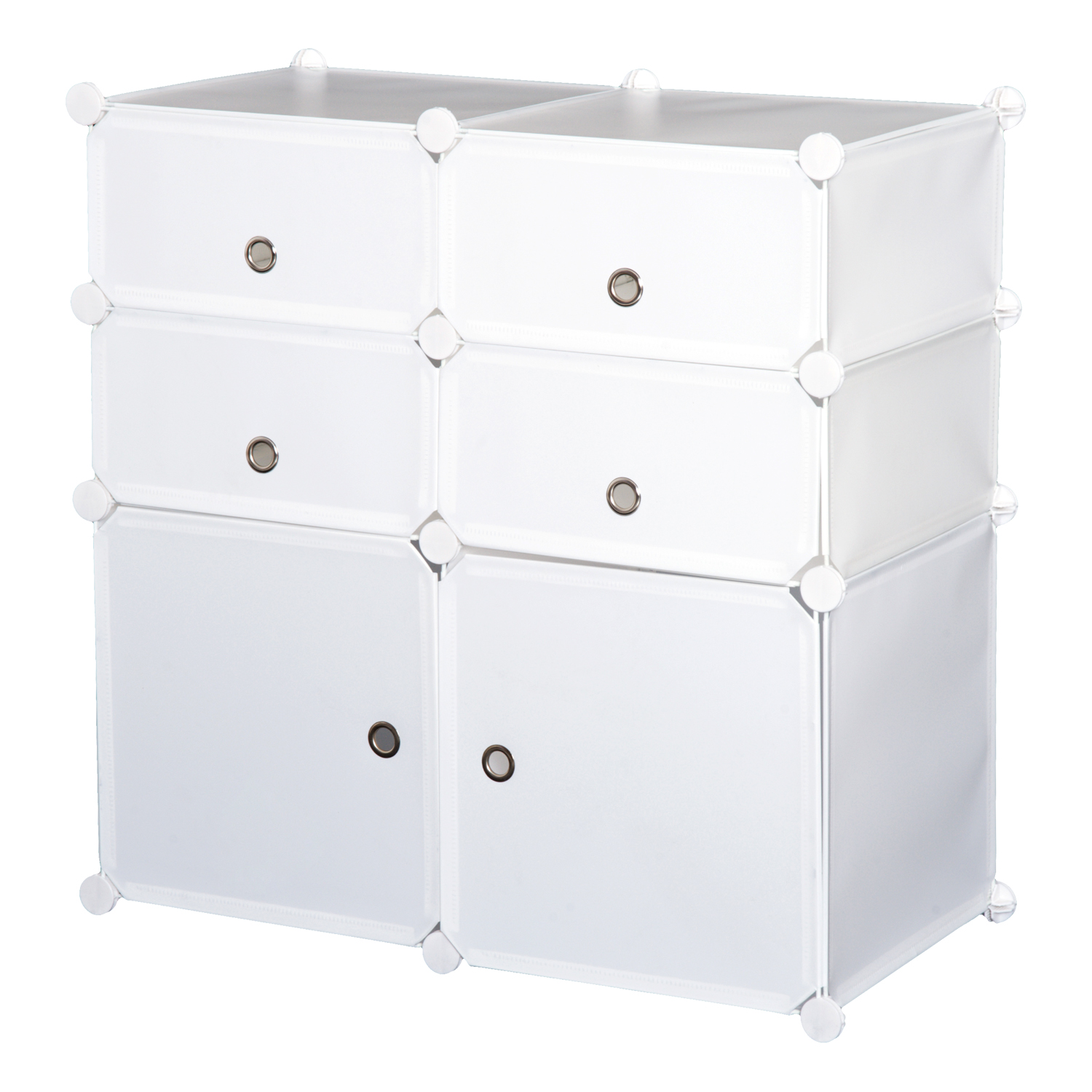 HOMCOM Schuhschrank Regal mit Aufbewahrungsboxen aus Kunststoff und Stahl, Weiß, 75x37x73cm, ideal für Ordnung im Flur   Aosom.de