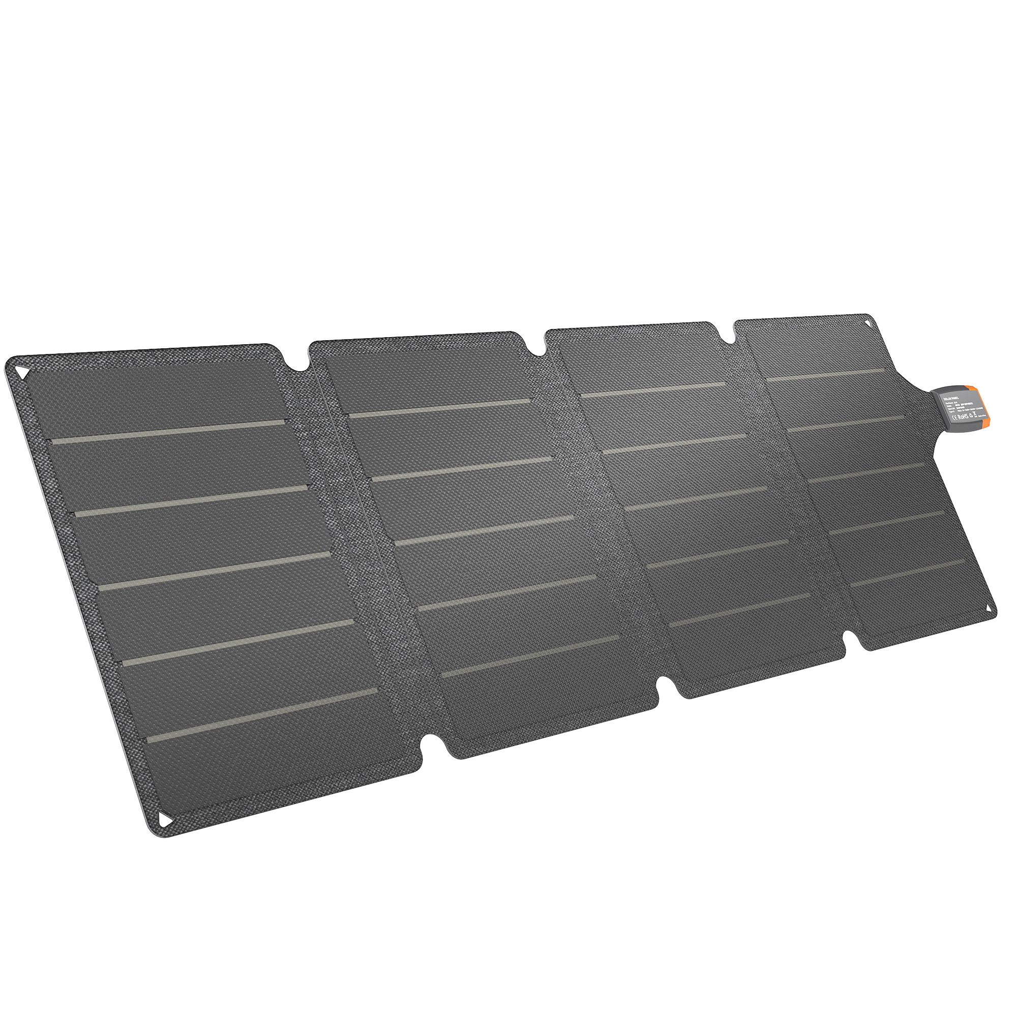 HOMCOM Faltbares Solarpanel 36W 13,2V Tragbares Outdoor Solarladegerät mit USB-A, Typ-C Tragetasche IP67 Wasserdicht Solar-Ladegerät für Garten, Camping Wandern Outdoor Aosom