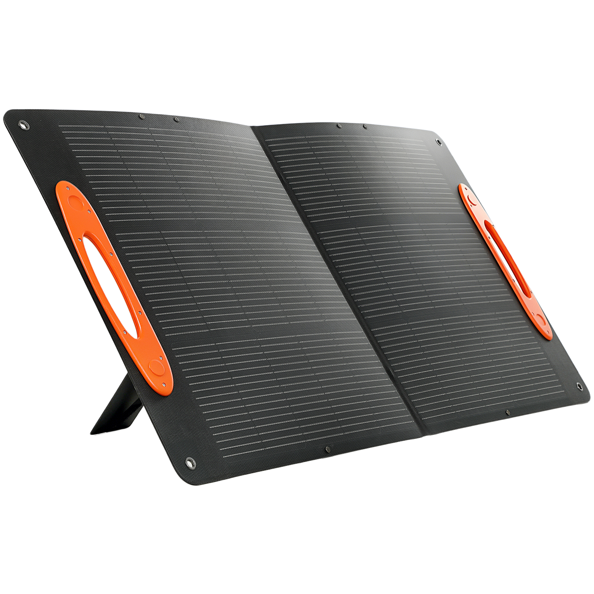 HOMCOM Solarladegerät 100W, faltbares Solarladegerät mit USB-A- und USB-C-Anschluss für schnelles Laden von Smartphones und Tablets, wasserdicht IP67, Schwarz   Aosom