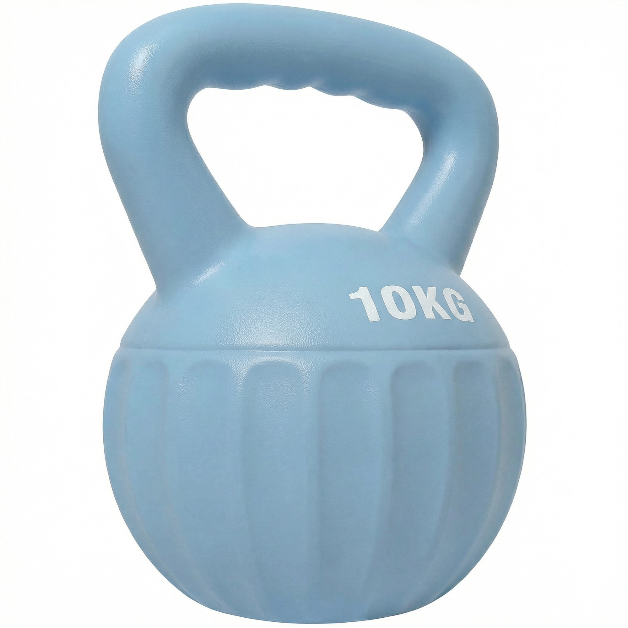 SPORTNOW Kettlebell Kugelhantel 10 kg Gewicht-Hantel mit Sand befüllt für Anfänger Zuhause Krafttraining Blau   Aosom
