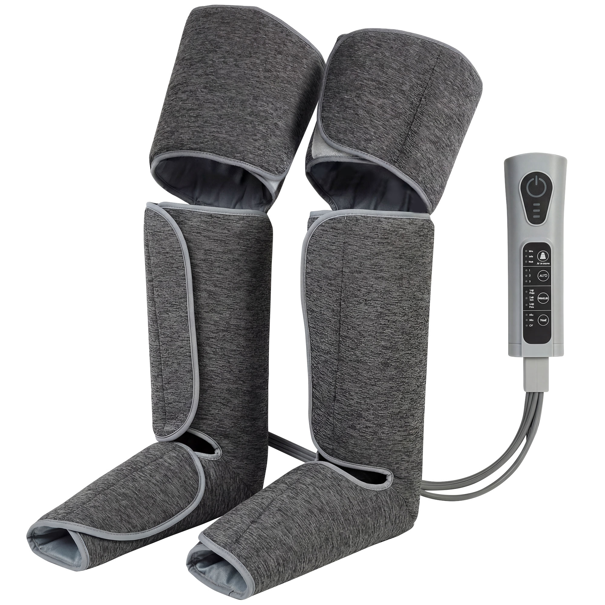 HOMCOM Beinmassagegerät Beinmassager mit Wärme und Kompression, Knemassager mit 3 Automodi & 3 Intensitäten für Durchblutung und Schmerz, Fuß- und Wadenmassagegerät, Geschenke für Männer und Frauen   Aosom
