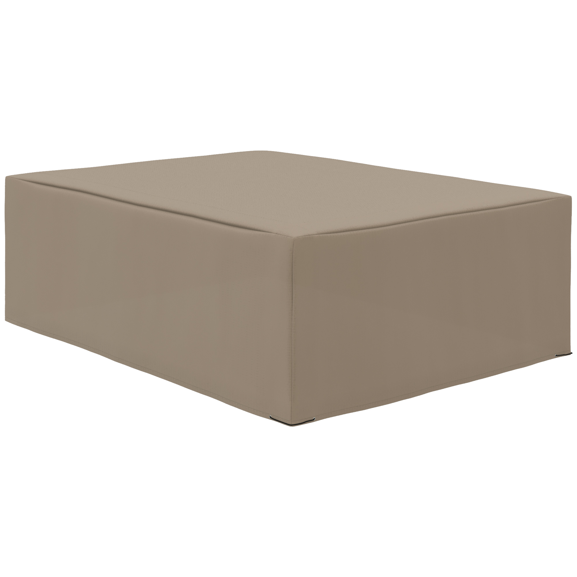 Outsunny Schutzhülle für Gartenmöbel Winterfest Wasserdicht Abdeckung Abdeckplane Oxford Gewebe Winddicht Abdeckhaube für Gartentische Terrassenmöbel Abdeckhülle 275 x 205 x 90 cm Beige Aosom