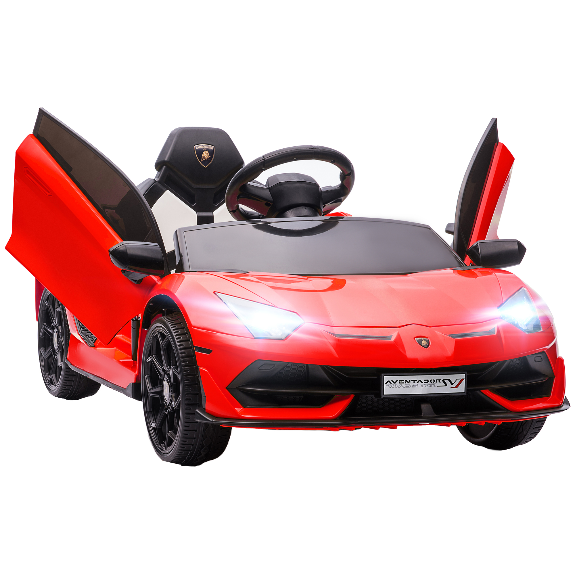 HOMCOM Kinder Elektroauto elektrisches Kinderfahrzeug 2,4G Fernbedienung MP3-Player Hupe Licht für 3-5 Jahre   Aosom.de