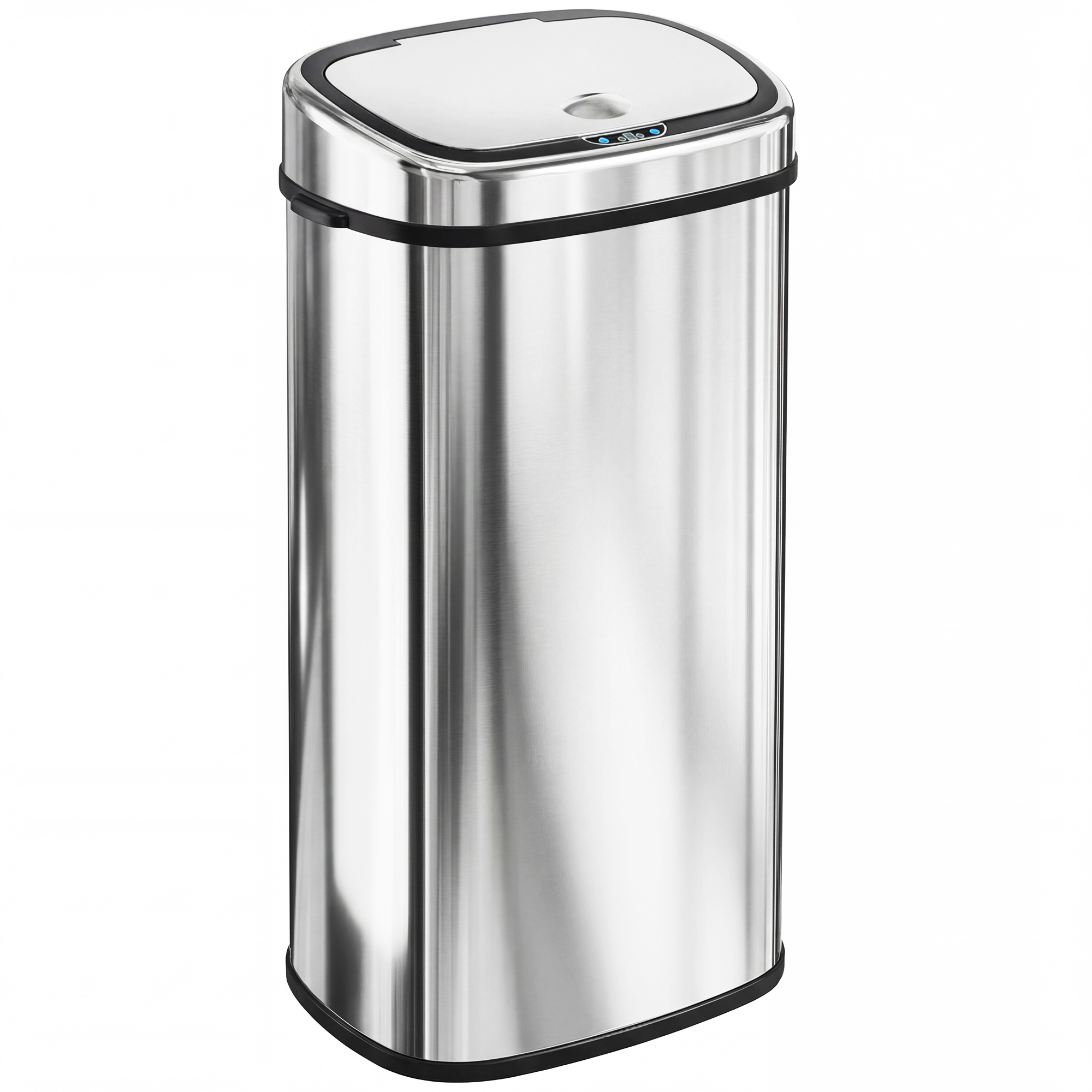HOMCOM Mülleimer  Automatik Abfalleimer mit Sensor, Küche, Edelstahl, Silber, 68L  Aosom