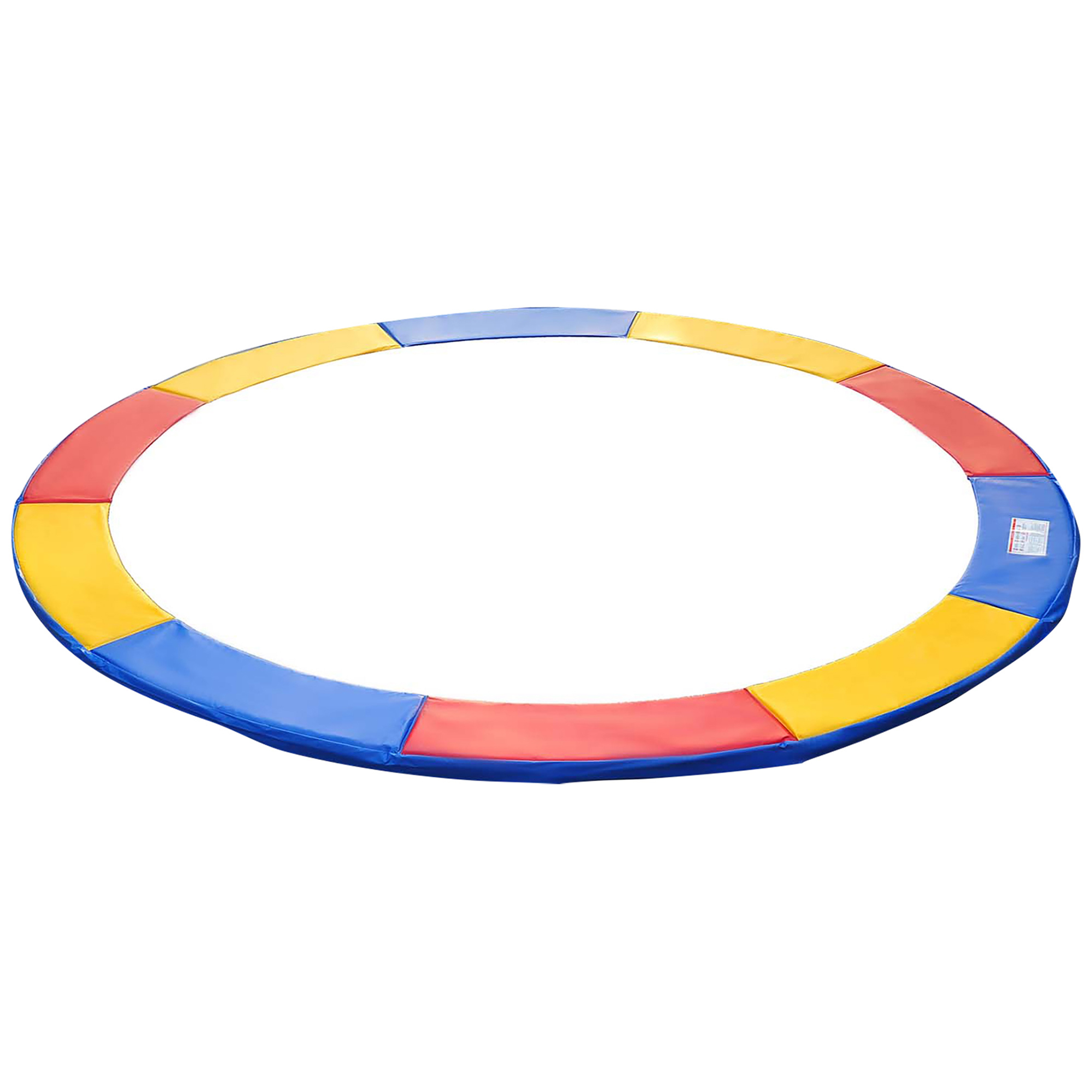 HOMCOM Trampolin Zubehör Set Sicherheitsnetz, Randabdeckung Ø 244cm Bunt, Wetterplane & Leiter für 8ft 10ft 12ft 15ft Aosom
