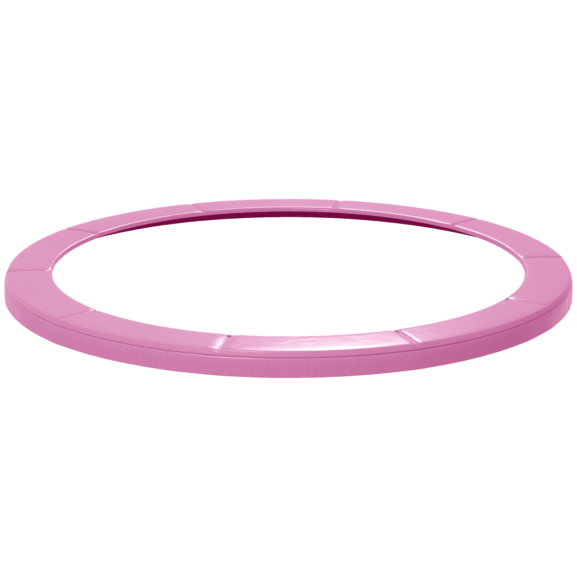SPORTNOW Trampolin Randabdeckung Ø244 cm breit, Reißfest UV-resistent Federabdeckung, Wasserdicht, Trampolinzubehör Randschutz Sicherheitsnetz Ersatzteile für Gartentrampoline, Rosa   Aosom