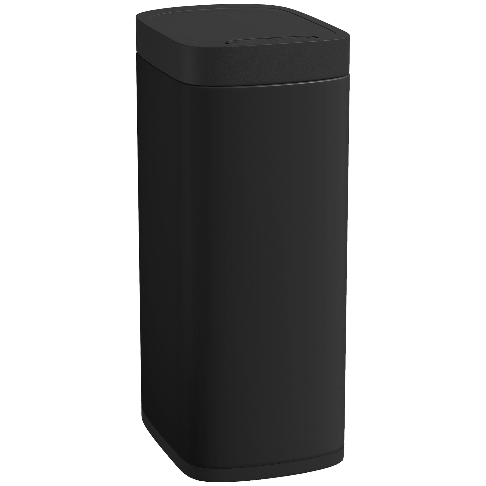 HOMCOM 50L Sensor-Mülleimer, berührungslos Küchenmülleimer mit Bewegungssensor, fingerabdruckresistent Mülleimer, für Küche, Schlafzimmer, Büro, Schwarz Aosom
