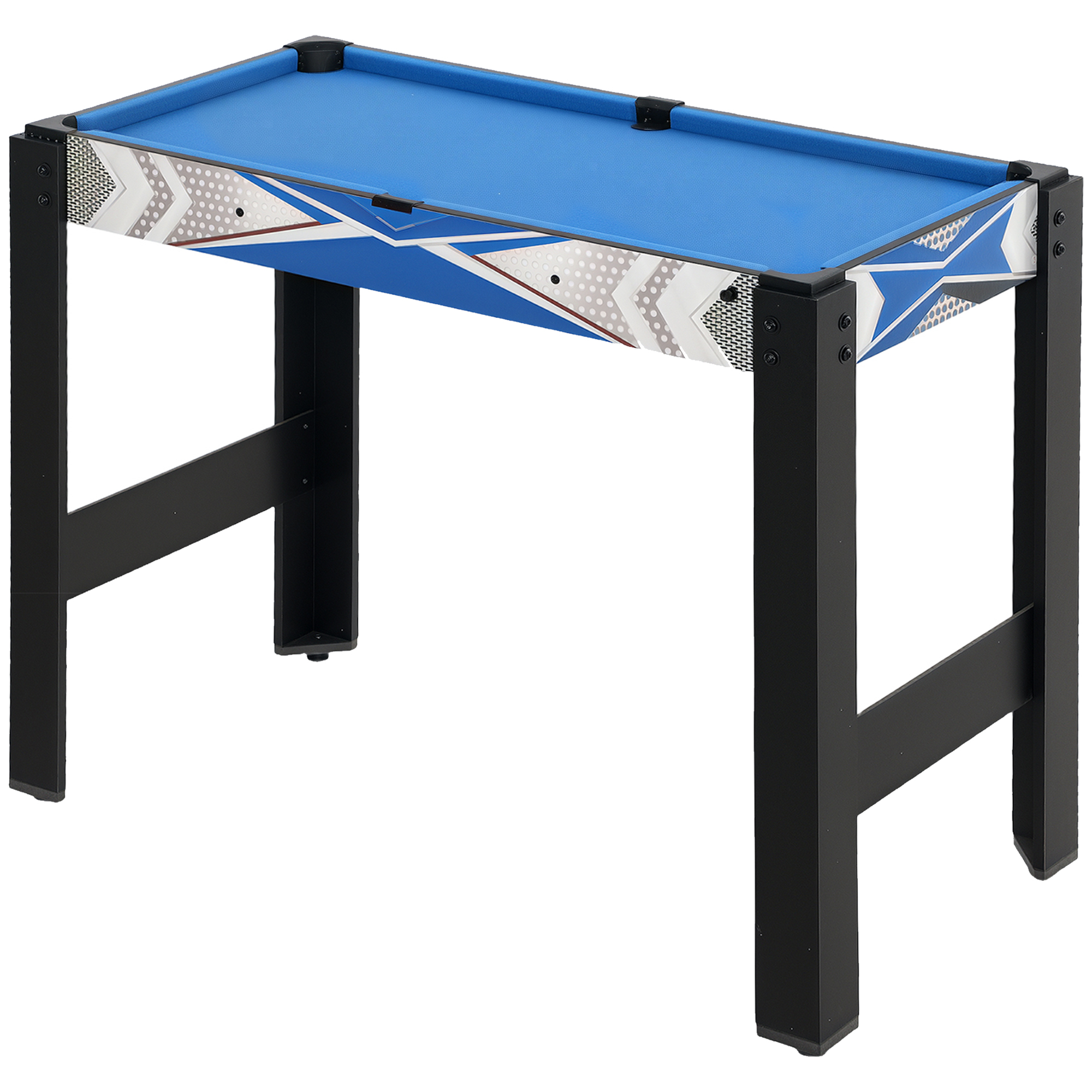 SPORTNOW Multigame Spieltisch 5 in 1 inklusive Billard, Tischtennis, Hockey, Basketball, Bogenschießen, Spieletisch mit Zubehör, Pfeil und Bogen 91 x 45,5 x 76 cm   Aosom