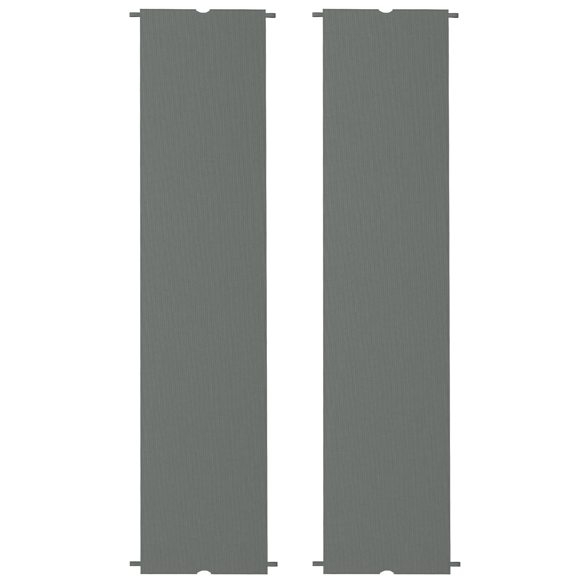 Outsunny Ersatzdach für Pergola 488 x 122 cm mit UV-Schutz, Sonnensegel für Terrassenüberdachung, Ersatz-Dachplane für 3 x 3 m Pavillon, Dunkelgrau Aosom