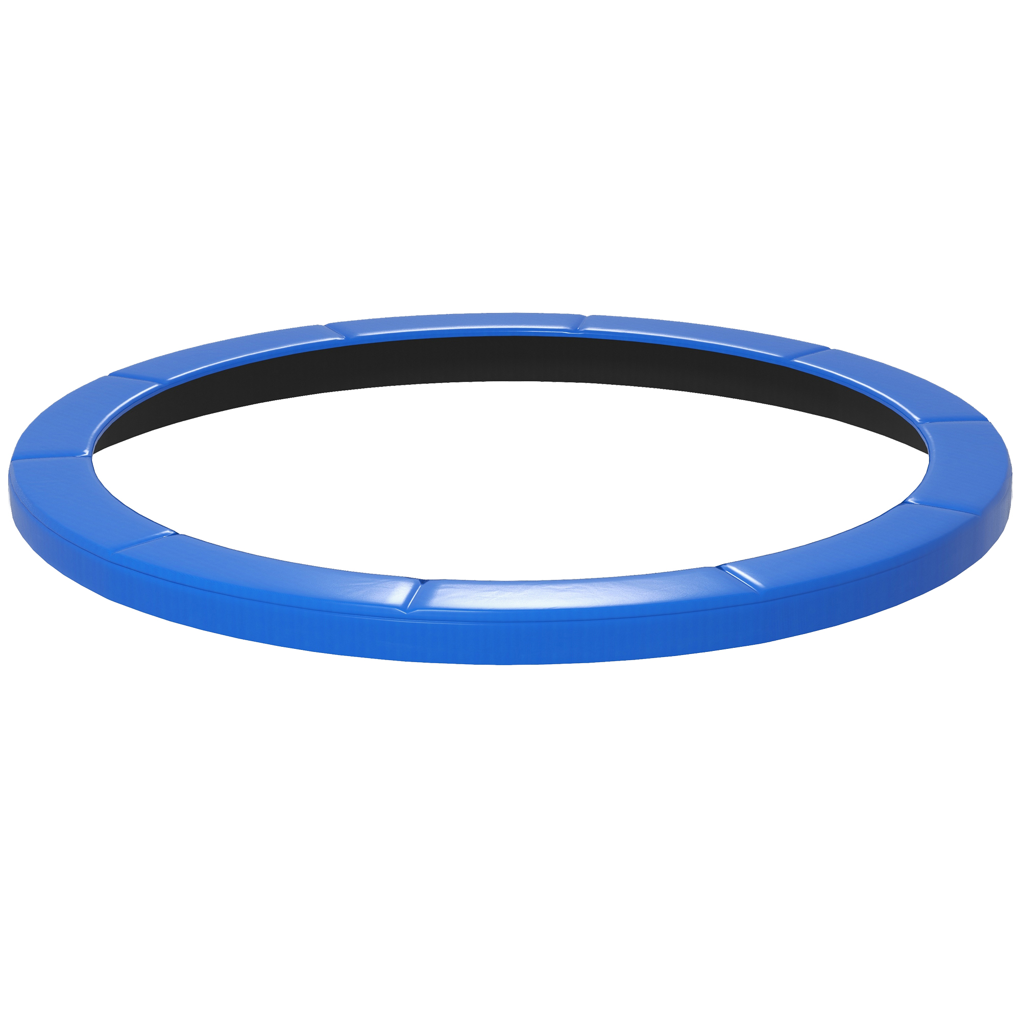 SPORTNOW Trampolin Randabdeckung Ø366 cm breit, Reißfest UV-resistent Federabdeckung, Wasserdicht, Trampolinzubehör Randschutz Ersatzteile für Gartentrampoline, Blau Aosom