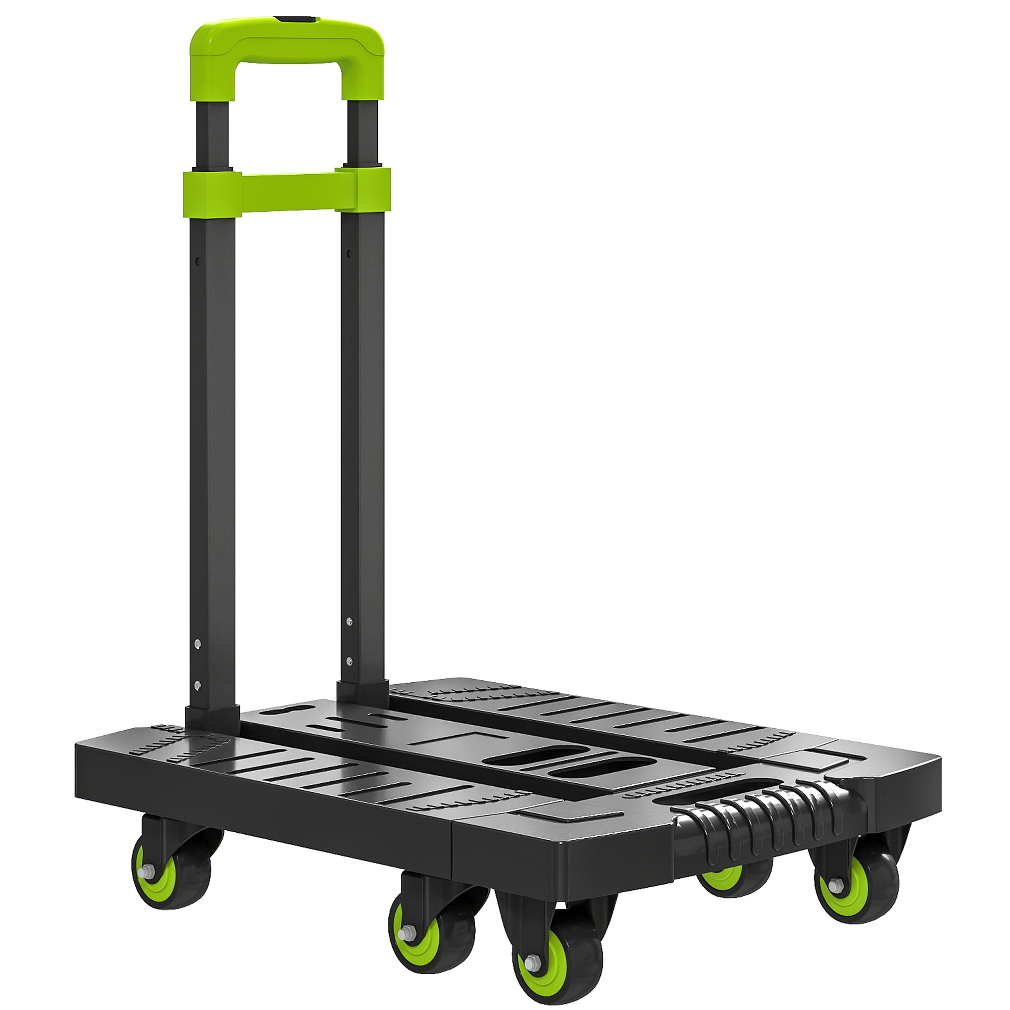 HOMCOM Sackkarre klappbar Metall Transportkarre mit Räder verstellbarem Griff max. 200kg 102 cm Transportwagen Inkl Spannseil Stapelkarre Sackkarren für Umzug Werkstatt Lager Aosom