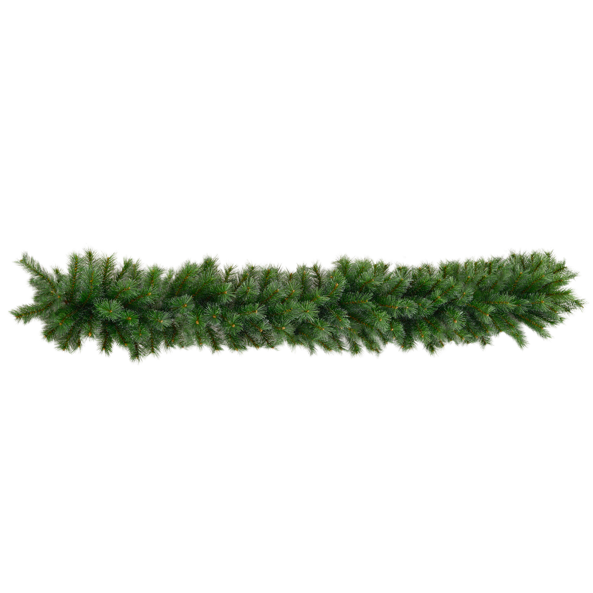 HOMCOM 1,8 m künstliche Weihnachtsgirlande mit 160 Spitzen, Tannenbaumgirlande für Treppen & Kamin, festliche Blumendekoration in Grün Aosom.de