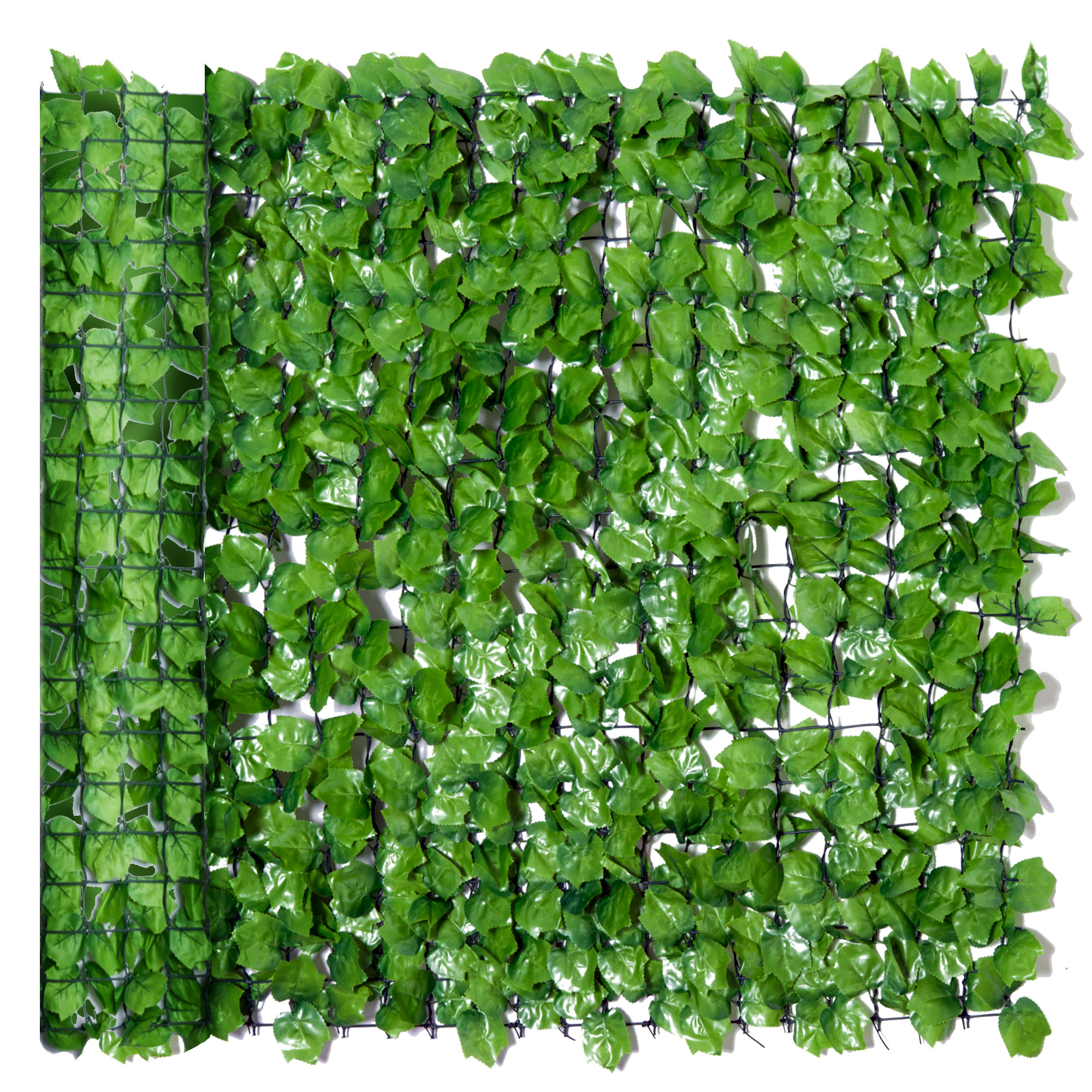 Outsunny Sichtschutzhecke Künstliche Hecke 300x100cm, hellgrün, ideal für Balkon & Wanddekoration, UV-beständig & pflegeleicht Aosom.de