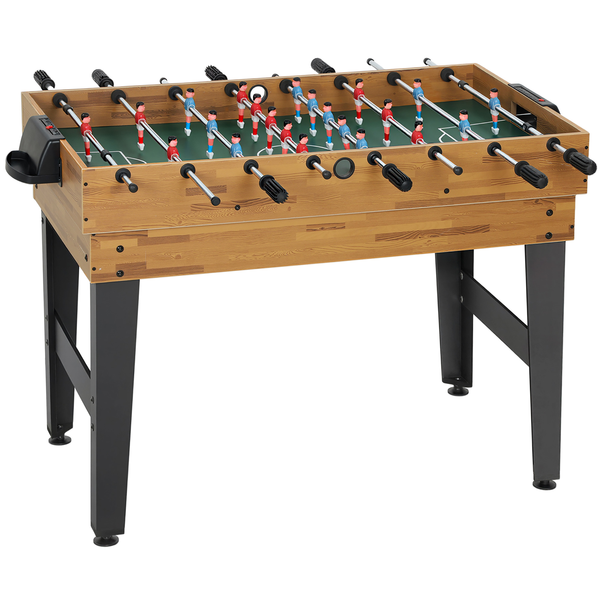 SPORTNOW 13-in-1 Multi Spieltisch Multifunktionstisch mit Tischtennis Billardtisch Tischfußball Hockey Shuffleboard Bowling Kickertisch inkl Zubehör für Spielzimmer Partys Kinder Erwachsene Aosom