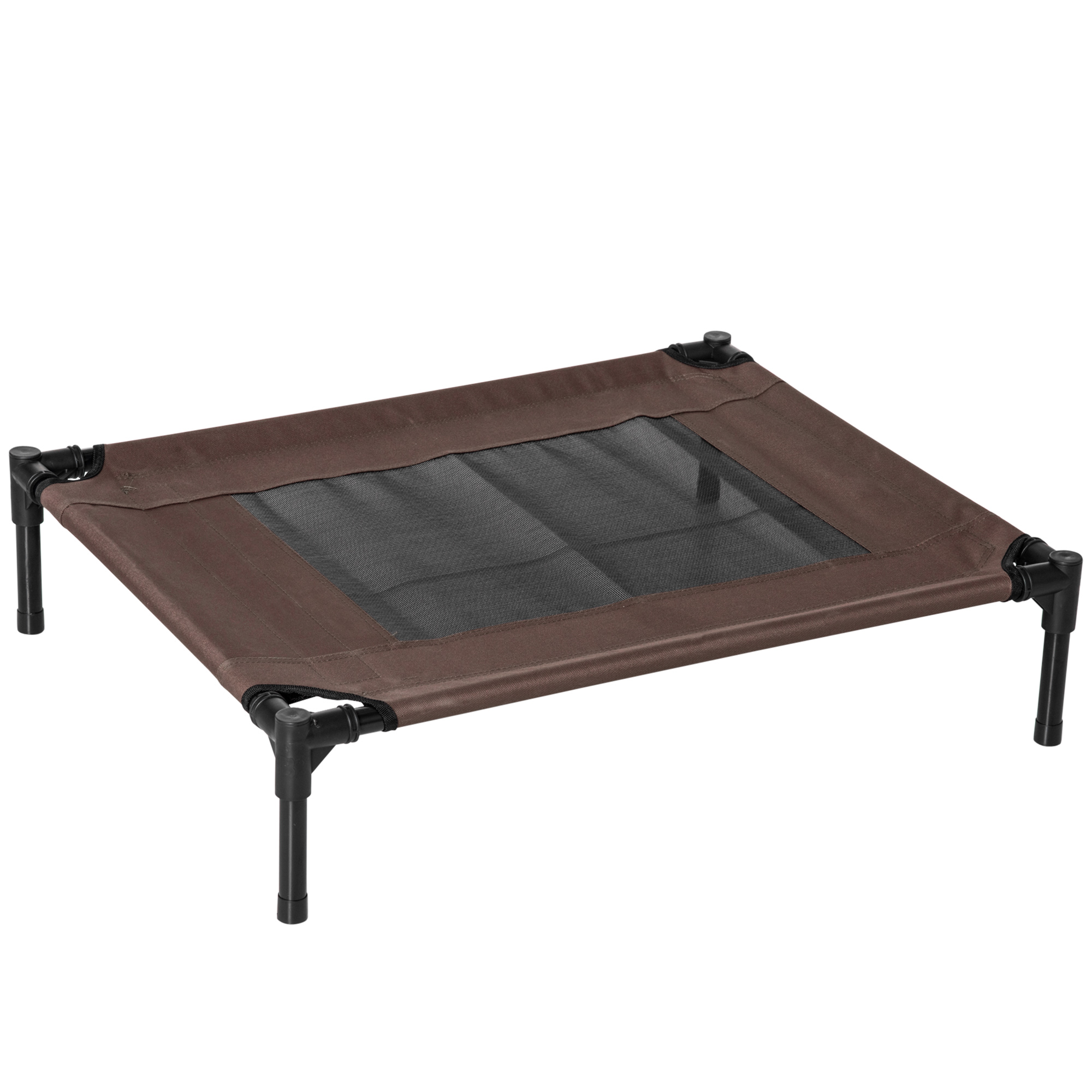 PawHut Outdoor-Hundebett Robuste Hundeliege 76x61x18cm aus 600D Oxford in Braun für Hunde & Katzen Aosom.de