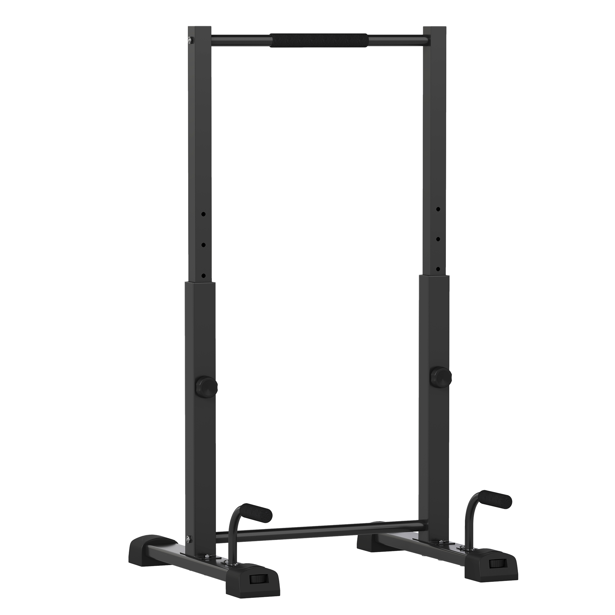 SPORTNOW Dip Barren Dip Station bis 540 kg Belastbar Höhenverstellbar Fitness-Bar Push Up Stand Bar Fitness Parallettes, Liegestützgriffe für Calisthenics, Zuhause, Krafttraining   Aosom