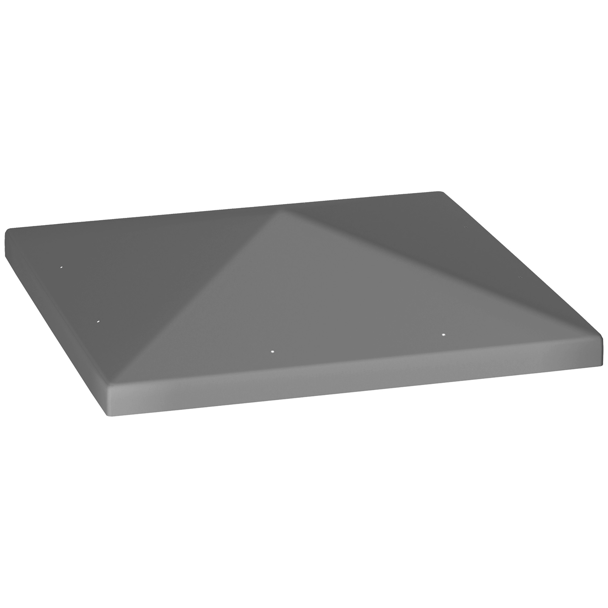 Outsuuny Ersatzdach für Pavillon 3 x 3 m, wasserdicht Pavillondach, Ersatzbezug für Gartenpavillon, Ersatzteile aus Oxford-Stoff, 370 g/m², Dunkelgrau Aosom
