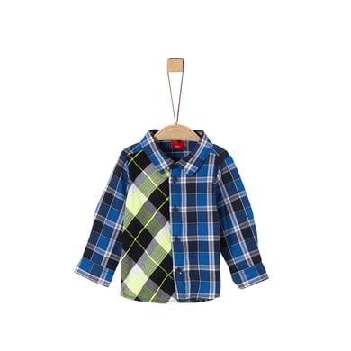 s.Oliver Hemd blue check