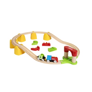 BRIO® Holzeisenbahn Mein erstes BRIO Bahn Set mit Batterielok 33710