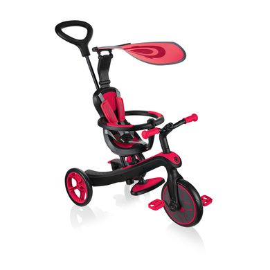 GLOBBER Dreirad EXPLORER TRIKE 4in1, rot