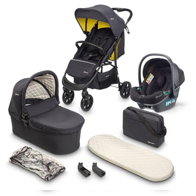 babyGO Kombikinderwagen Style 3 in 1 Mustard
