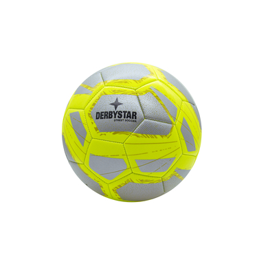 XTREM Toys Derbystar STREET SOCCER Heimspiel Fußball Größe 5, SILBER/GELB