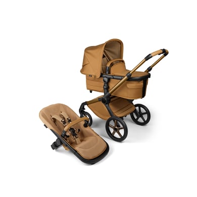 bugaboo Kombikinderwagen Fox 5 complete Noir Limited Edition AMBER GLOW