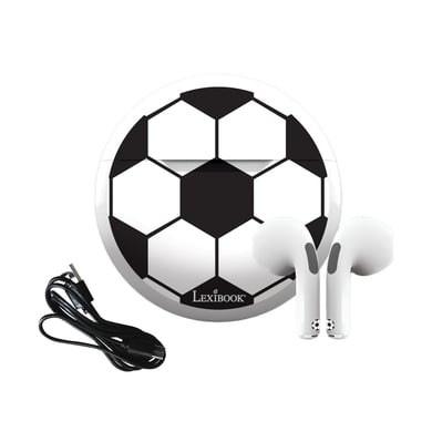 LEXIBOOK Soccer In-Ohr Kopfhörer mit Ladebox