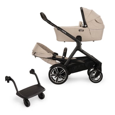 Nuna Geschwisterwagen DEMI™ next Biscotti inkl. Rider Board