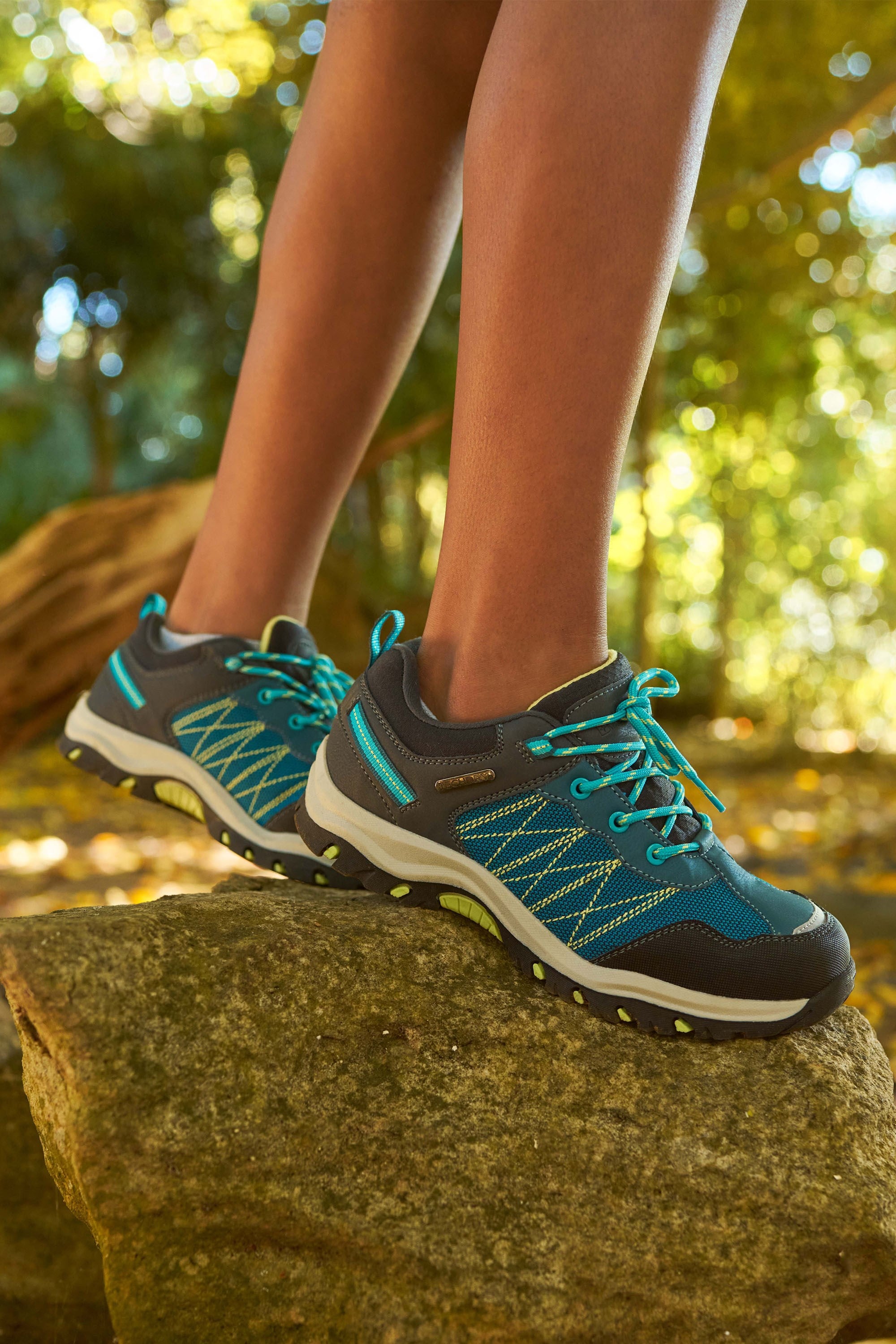 Stampede Wasserdichte Kinder-Wanderschuhe - Grün