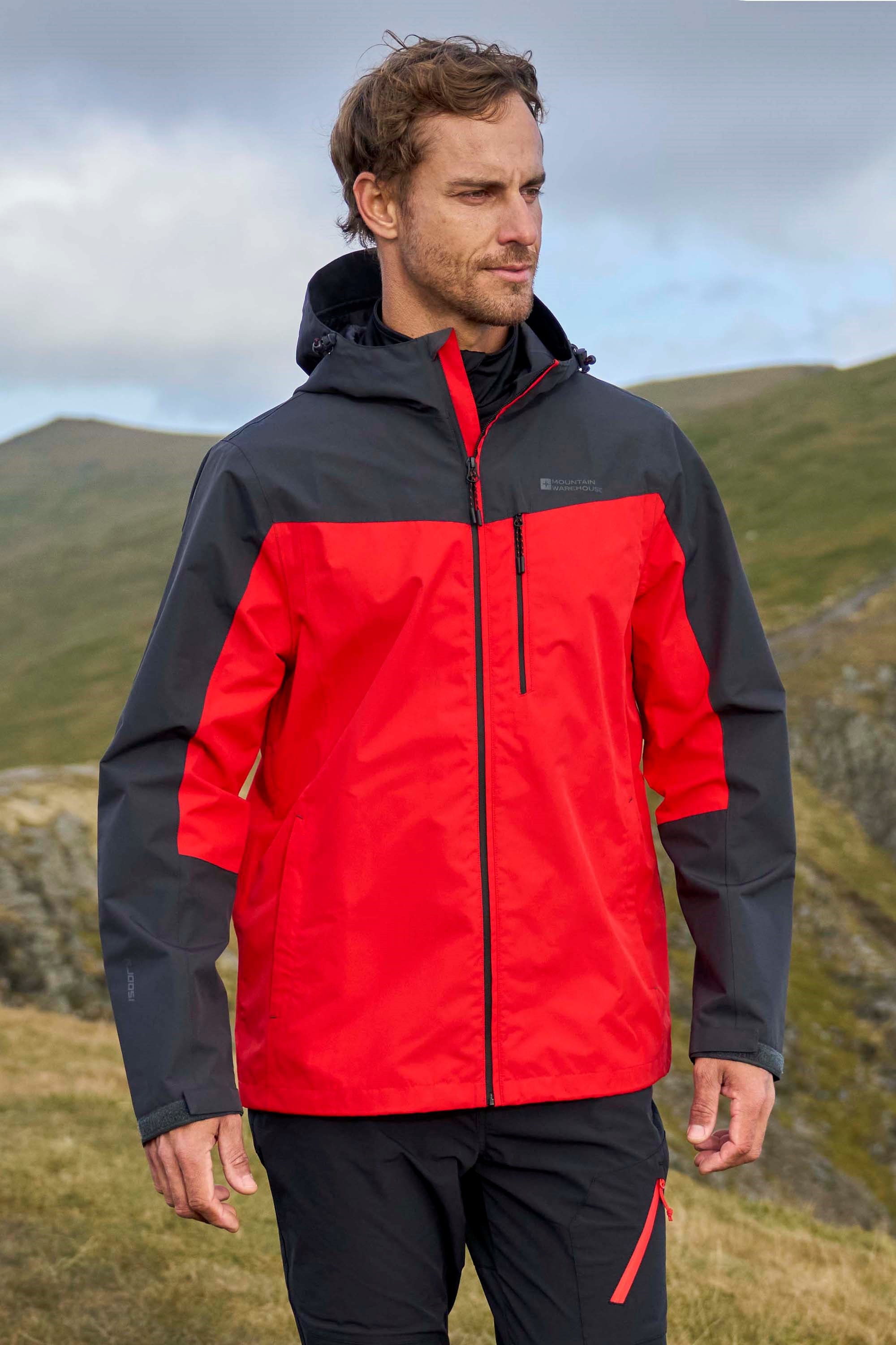 Brisk Extreme Wasserdichte Herrenjacke - Rot
