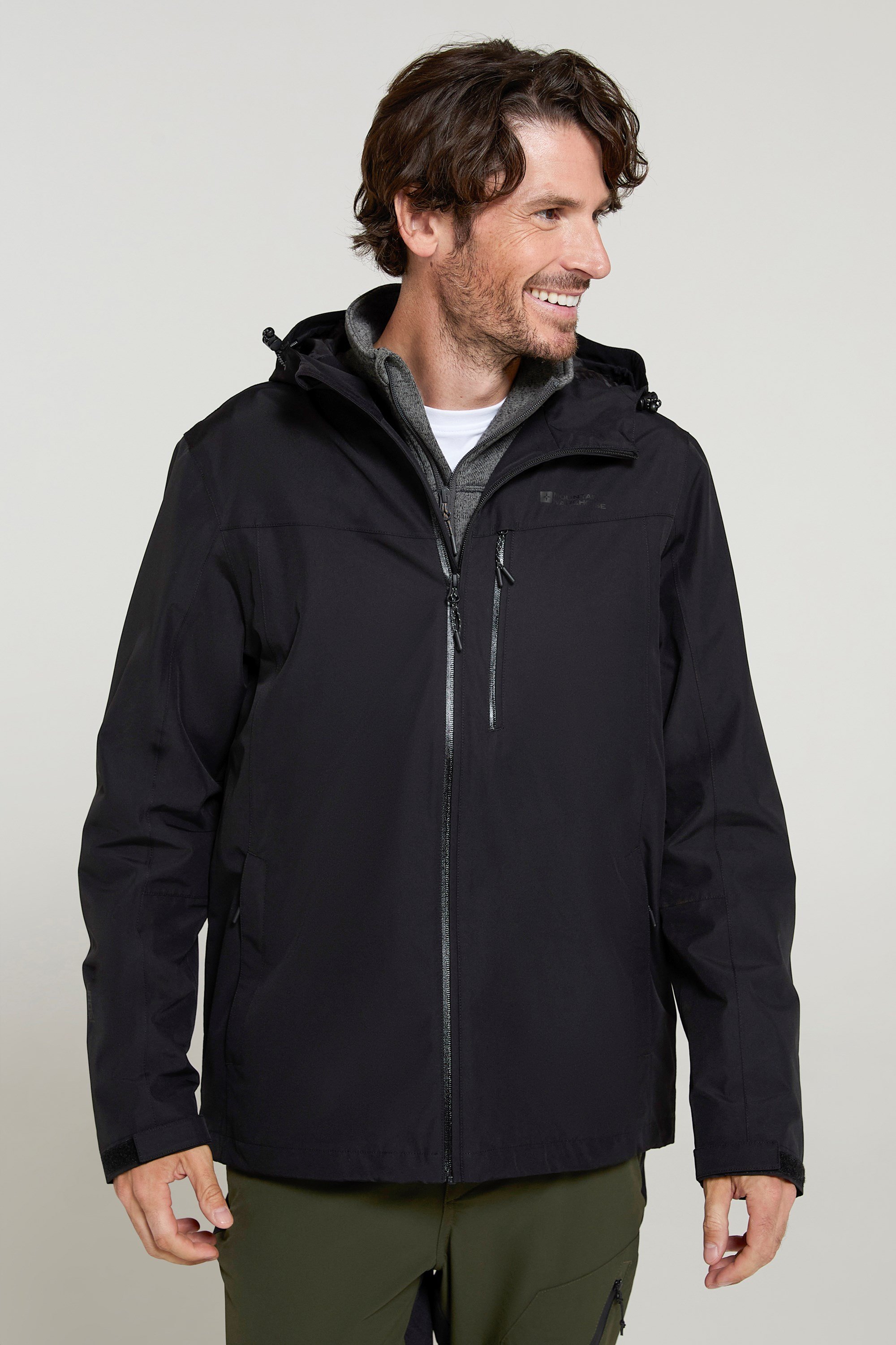 Brisk Extreme Wasserdichte Herrenjacke - Schwarz