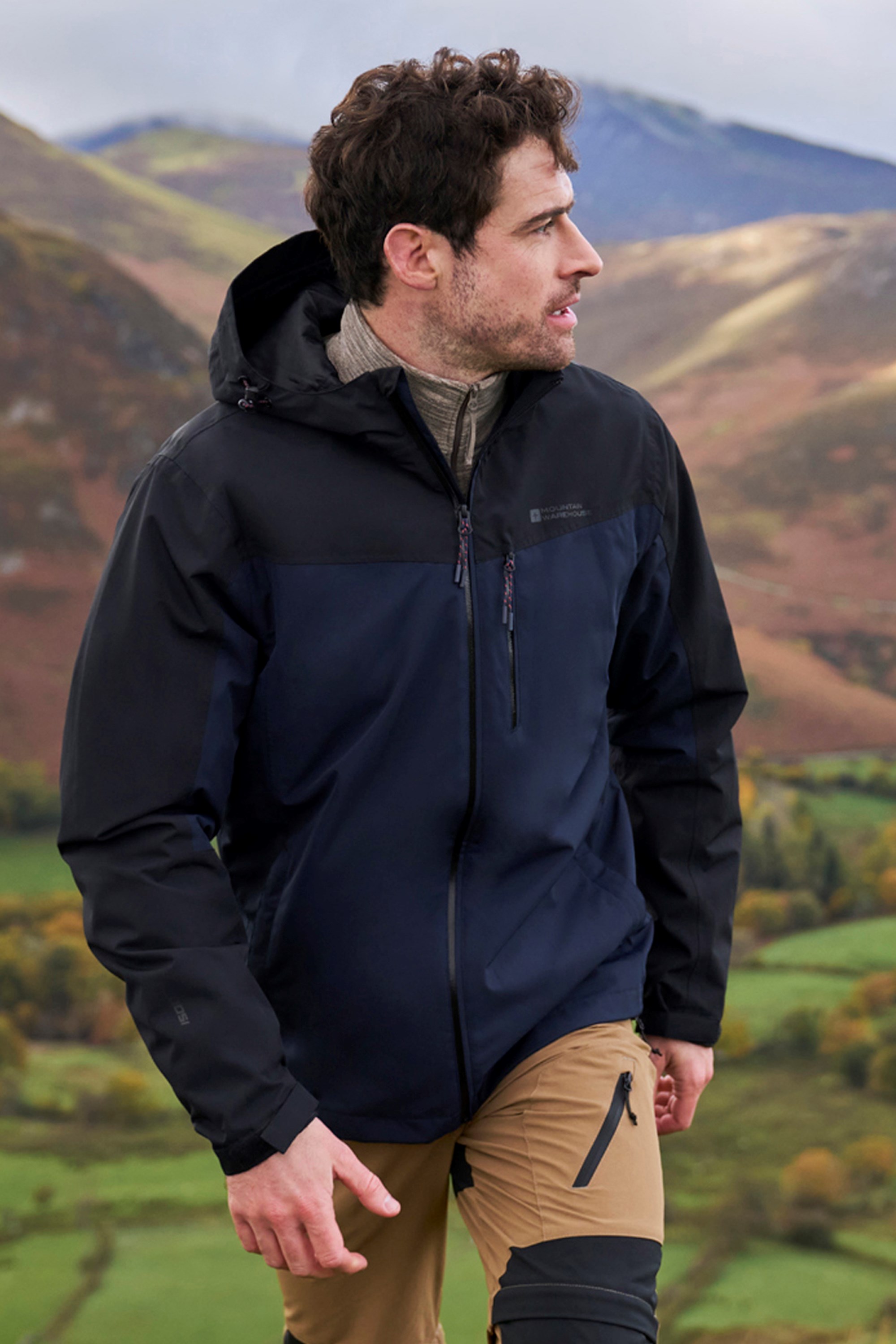 Brisk Extreme Wasserdichte Herrenjacke - Marineblau