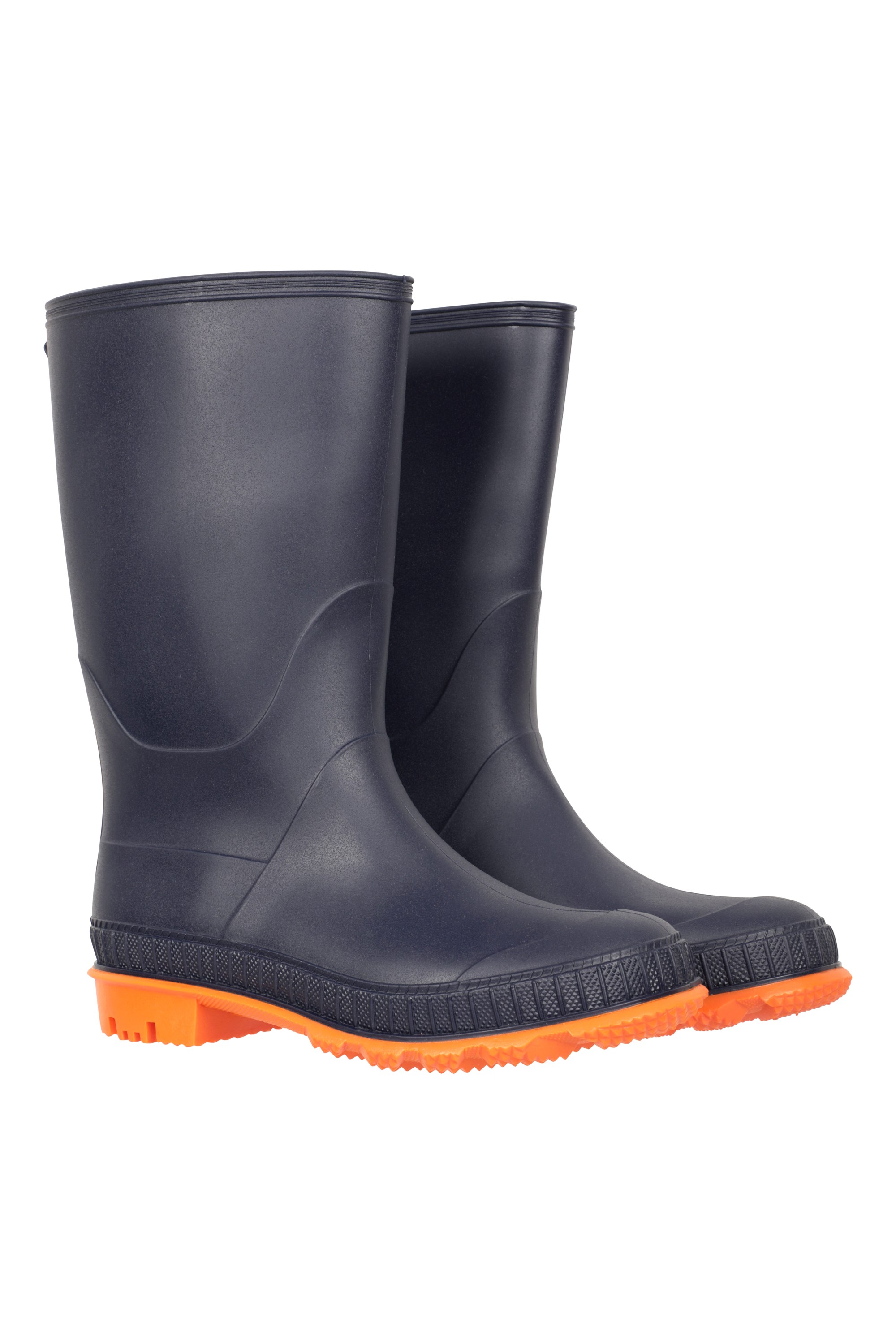 Einfarbige Kinder Gummistiefel - Orange