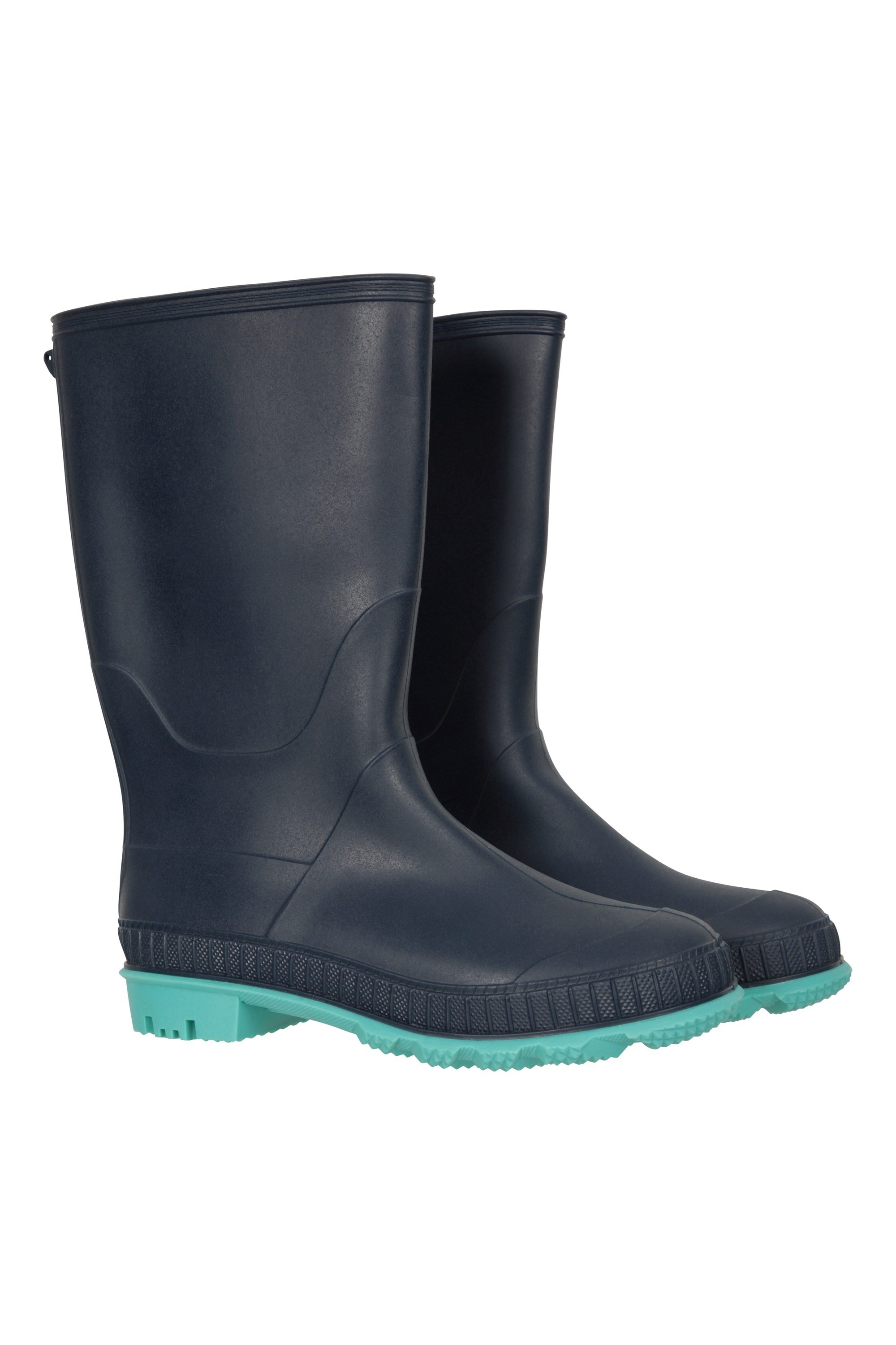 Einfarbige Kinder Gummistiefel - Marineblau