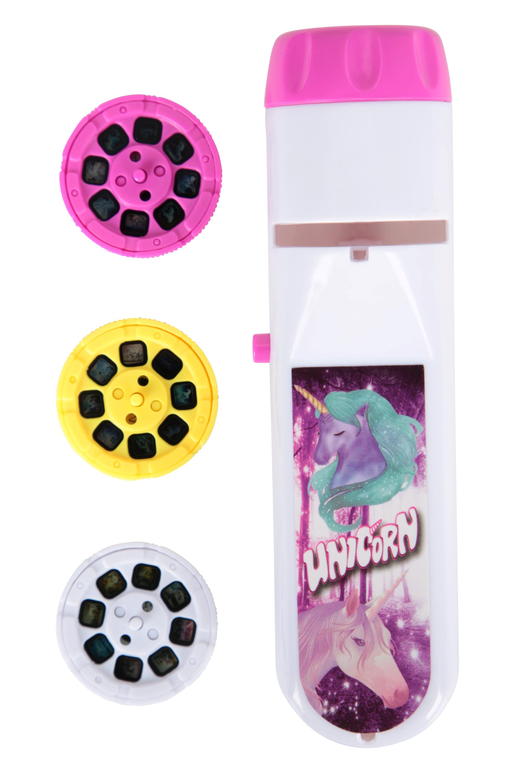 Einhorn Projektor-Taschenlampe - Rosa