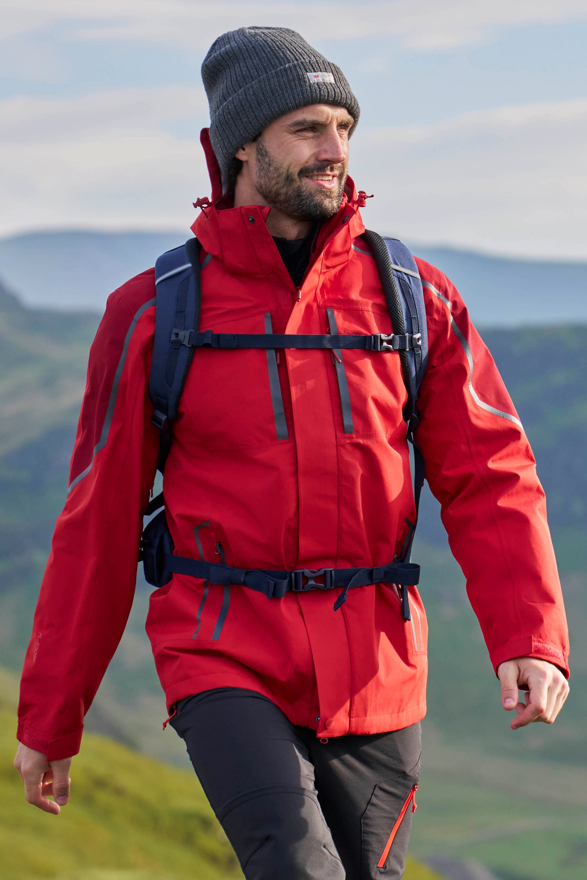 Zenith Extreme 3 in 1 Herrenjacke - Dunkel Rot