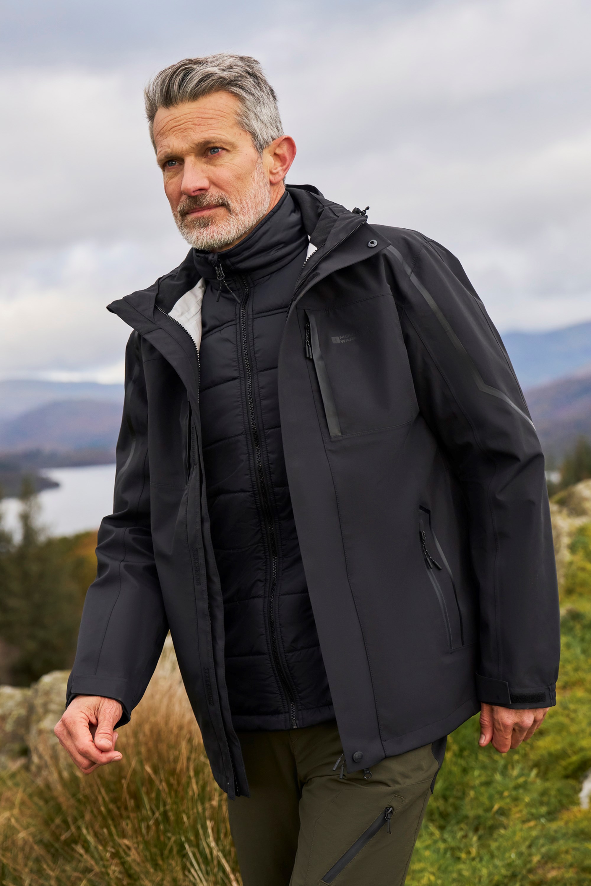 Zenith Extreme 3 in 1 Herrenjacke - Schwarz