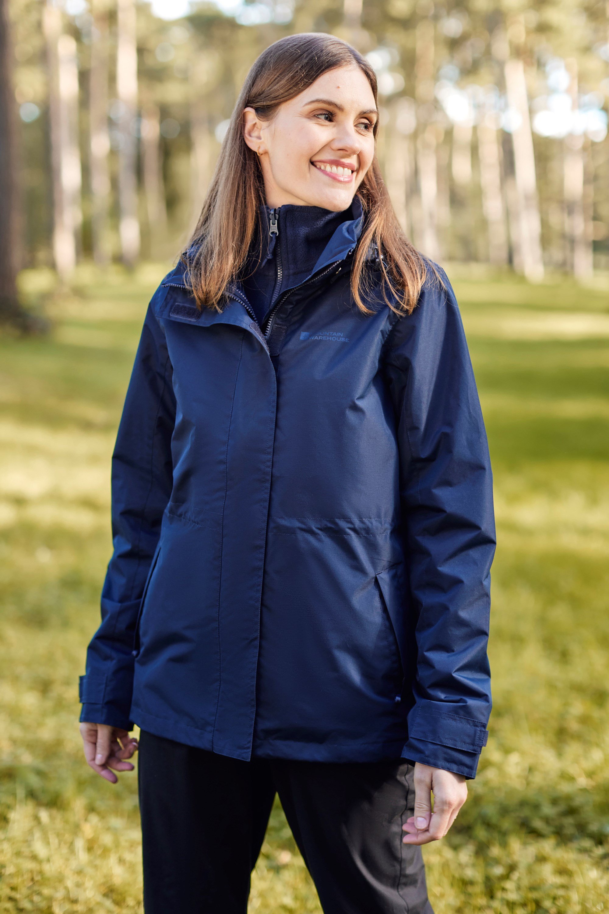 Fell II 3 in 1 Wasserabweisende Damenjacke - Marineblau