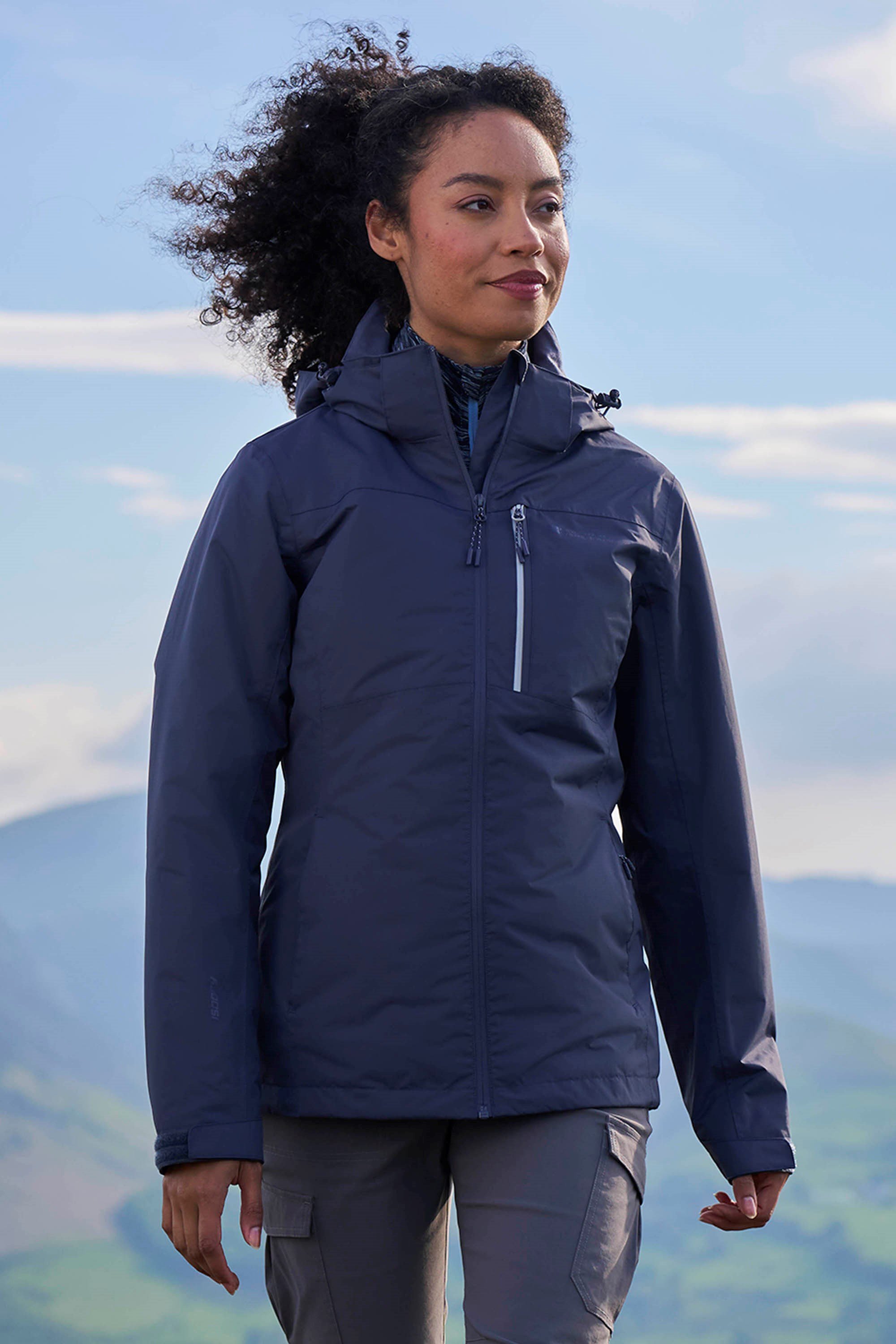 Rainforest II Wasserdichte Damenjacke - Blau